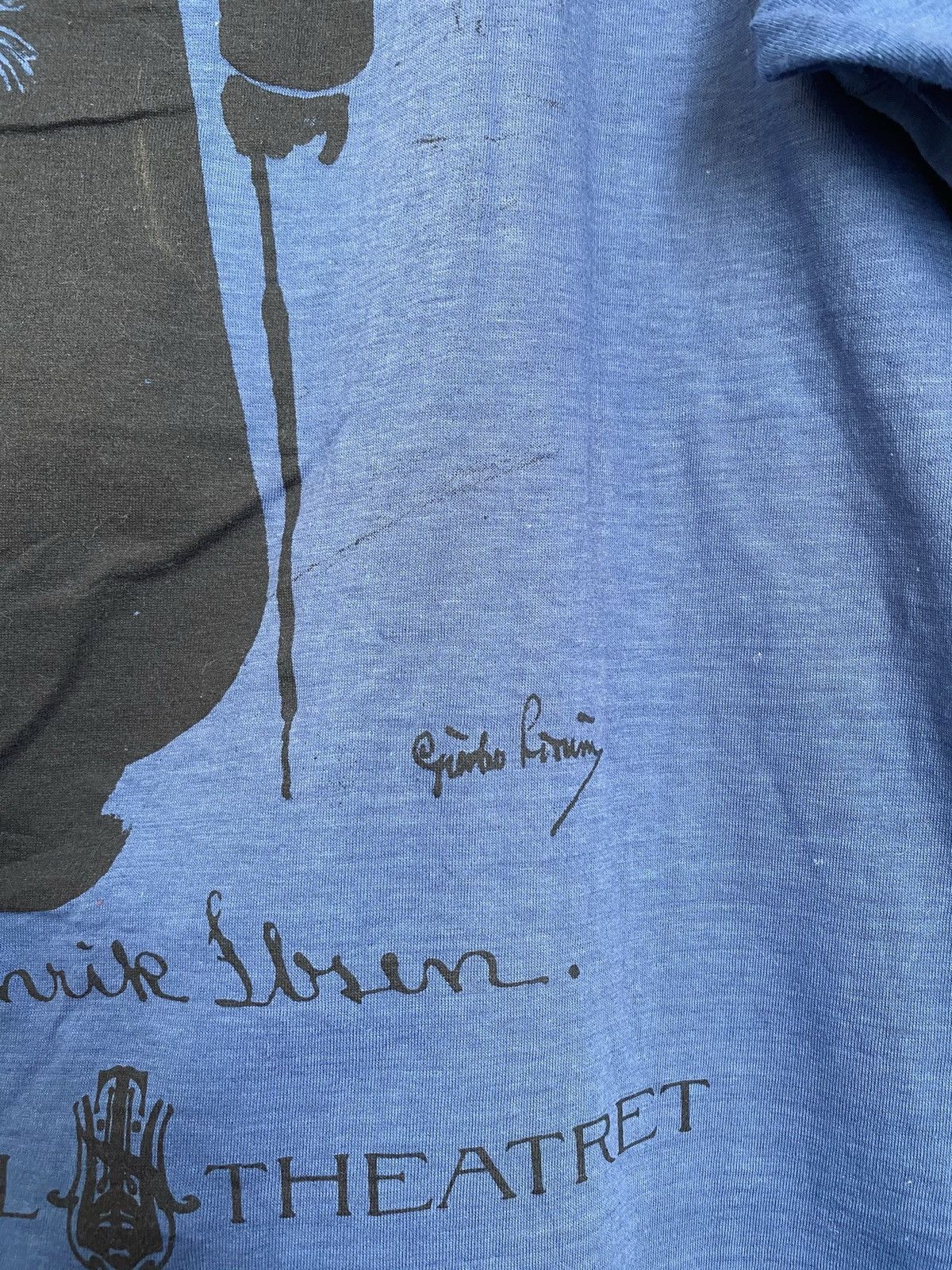 Vintage Vintage 90s Rare Henrik Ibsen The father of Realism Tee Size US XL / EU 56 / 4 - 7 Thumbnail