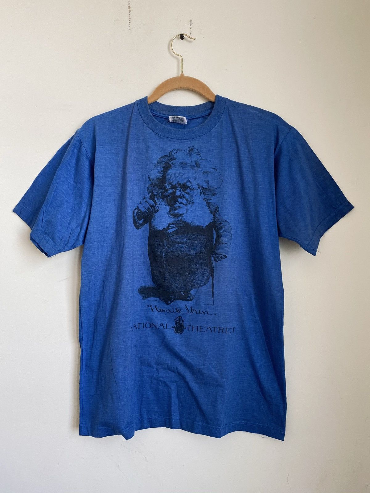 Vintage Vintage 90s Rare Henrik Ibsen The father of Realism Tee Size US XL / EU 56 / 4 - 9 Thumbnail