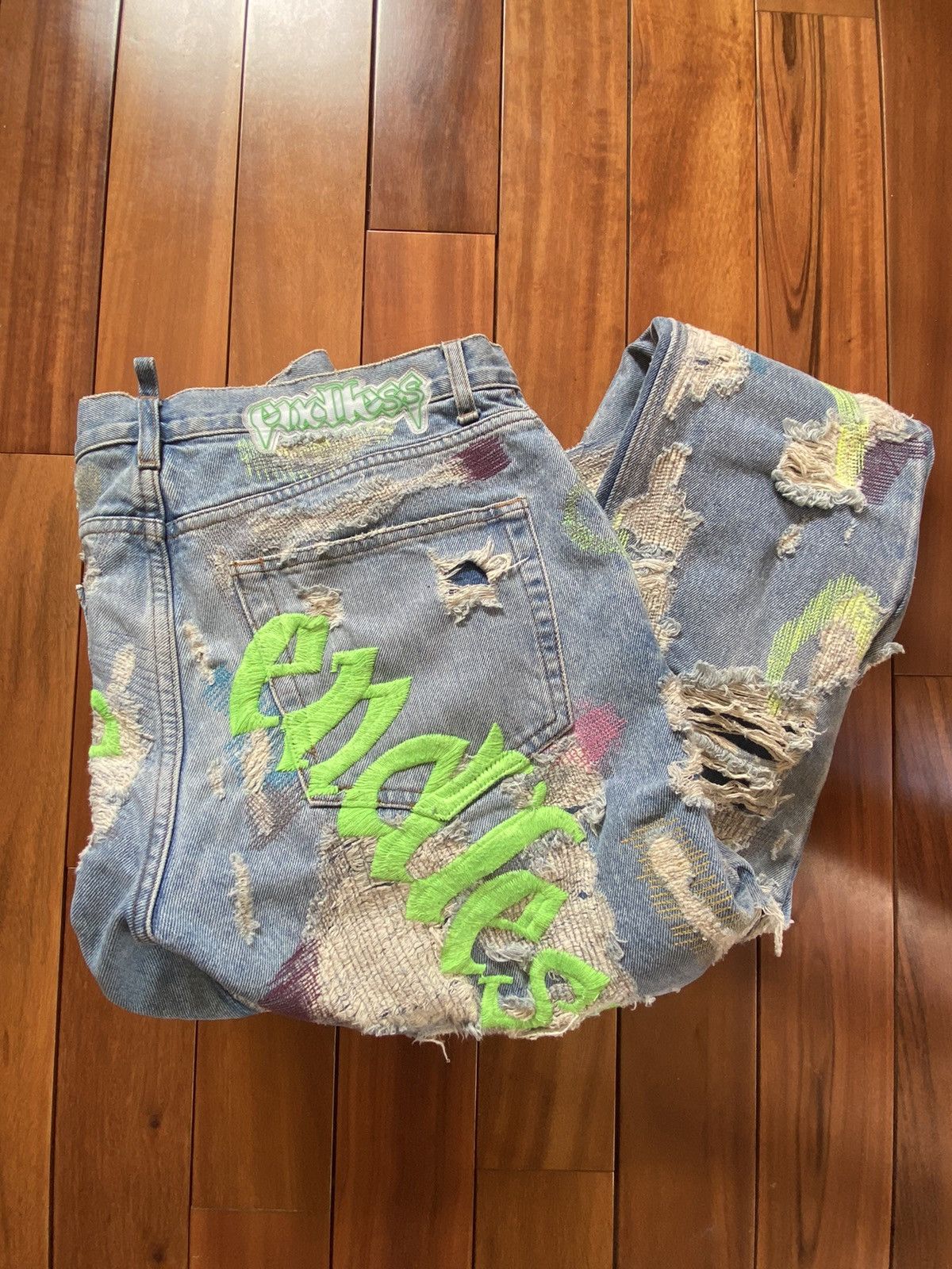 Endless Denim Neon Green