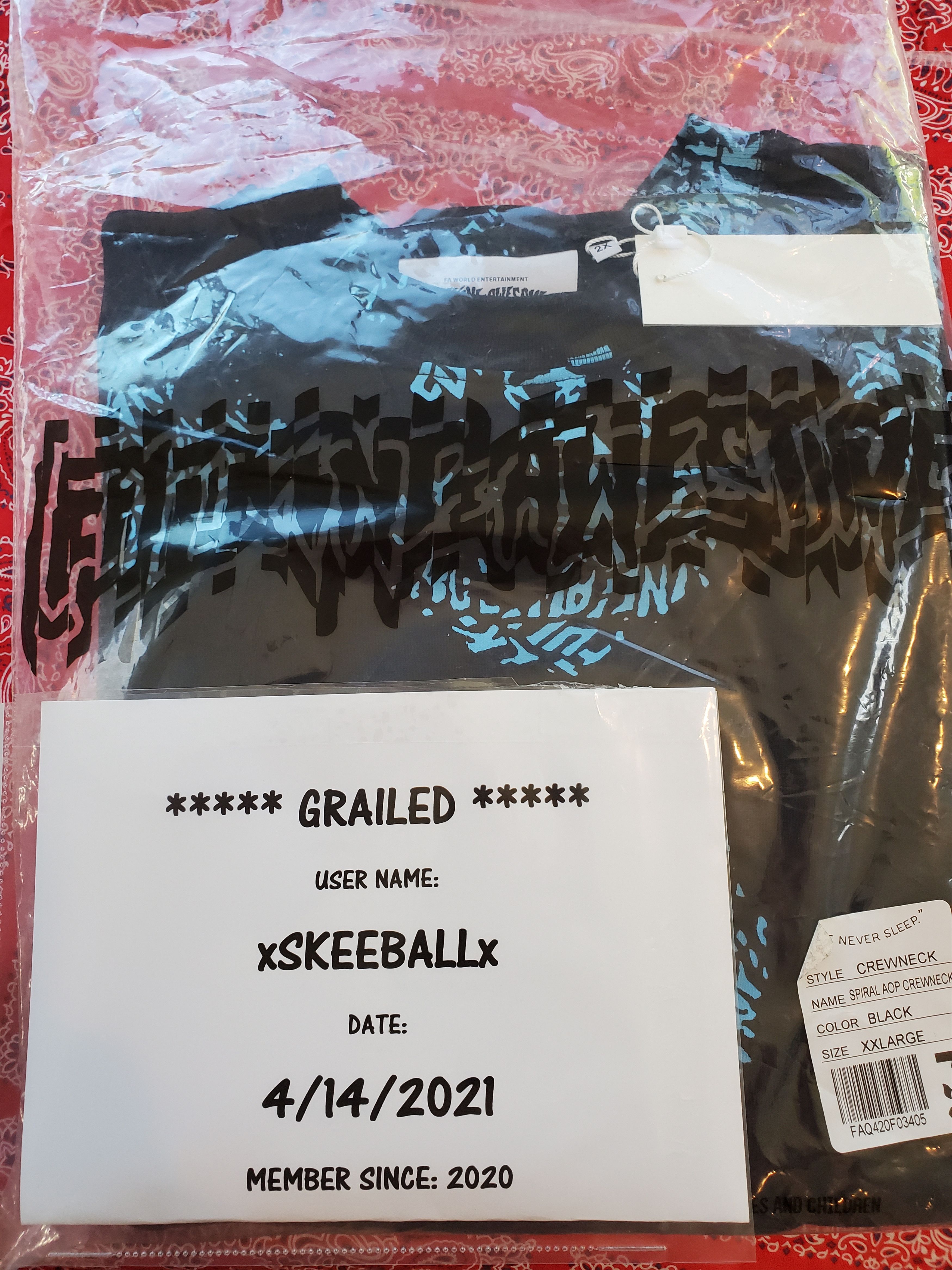 Fucking Awesome × NHL FUCKING AWESOME SPRIAL AOP CREWNECK 2XL XXL Size US XXL / EU 58 / 5 - 2 Thumbnail