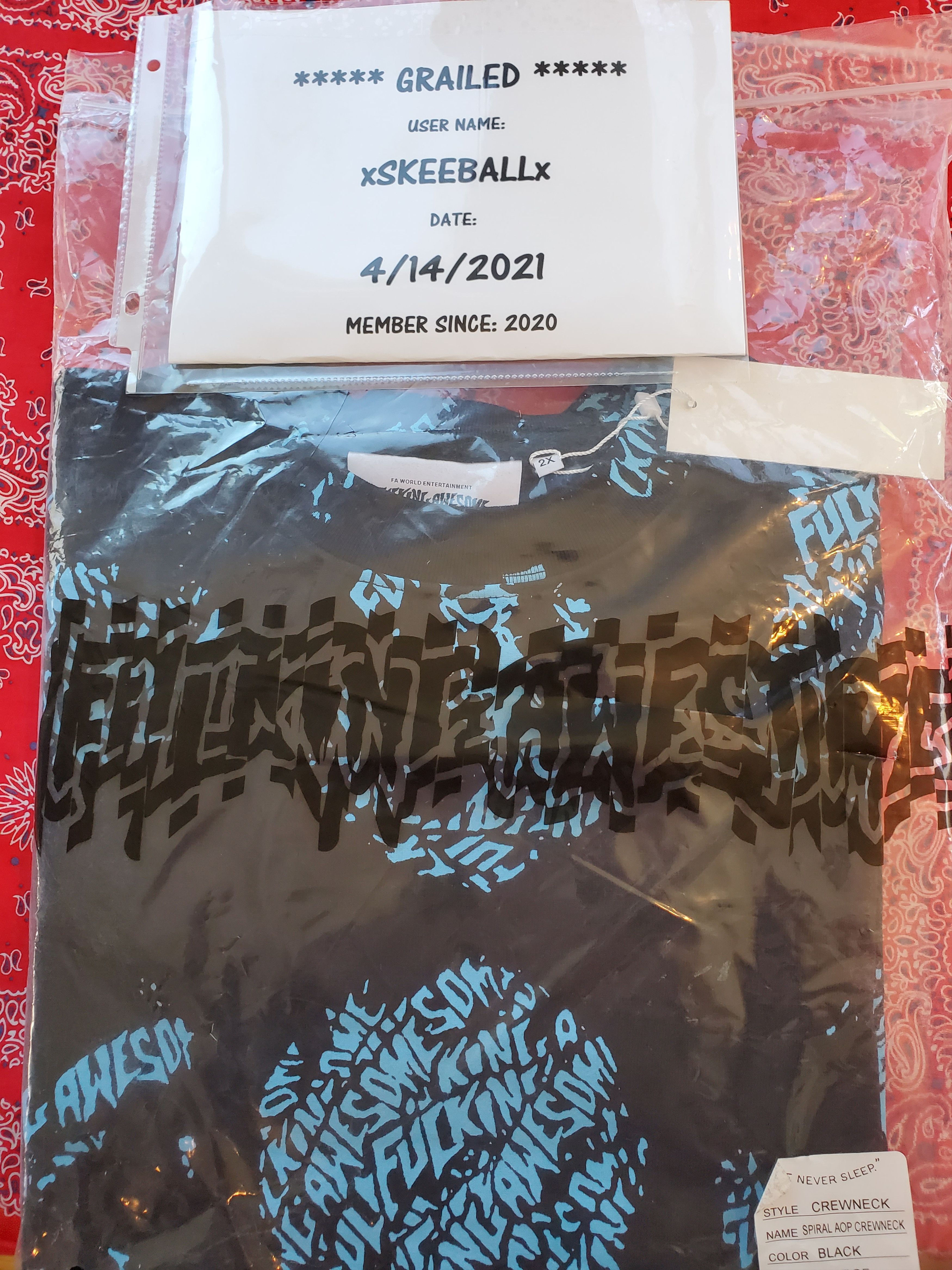 Fucking Awesome × NHL FUCKING AWESOME SPRIAL AOP CREWNECK 2XL XXL Size US XXL / EU 58 / 5 - 4 Thumbnail
