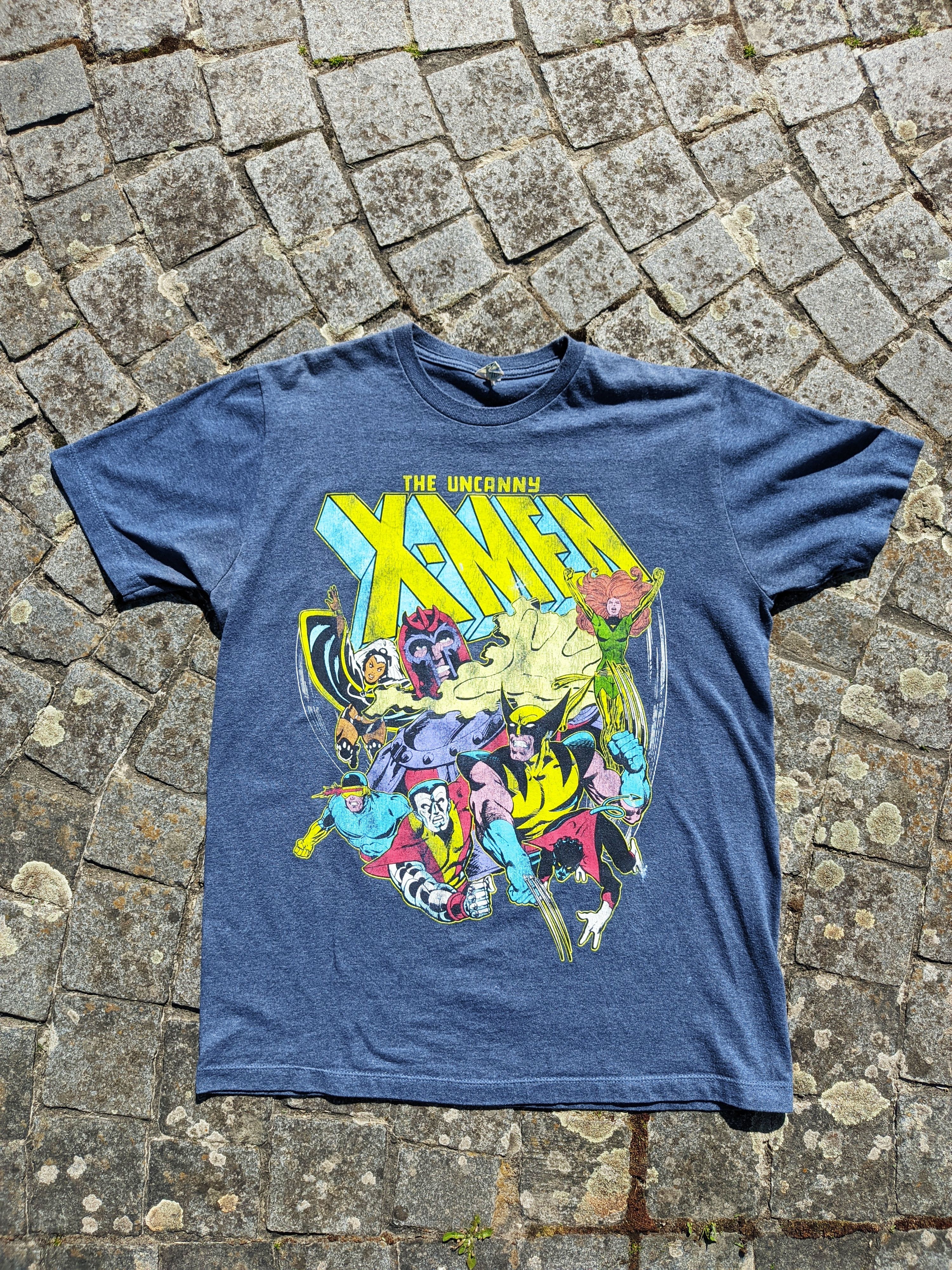 DC Comics × Marvel Comics × Vintage 70's X-MEN The Uncanny DC Comics T-Shirt Size US M / EU 48-50 / 2 - 1 Thumbnail