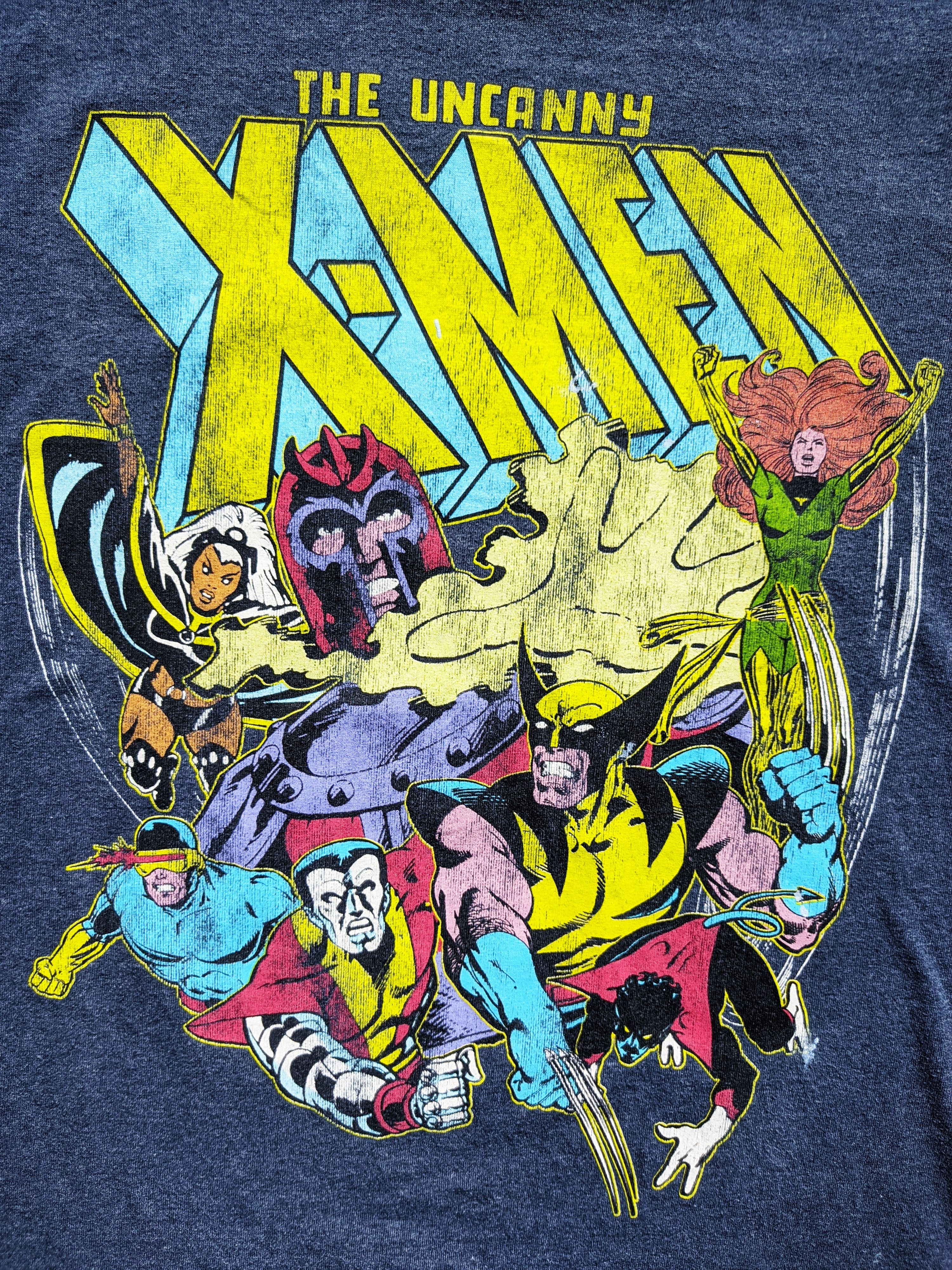 DC Comics × Marvel Comics × Vintage 70's X-MEN The Uncanny DC Comics T-Shirt Size US M / EU 48-50 / 2 - 4 Thumbnail