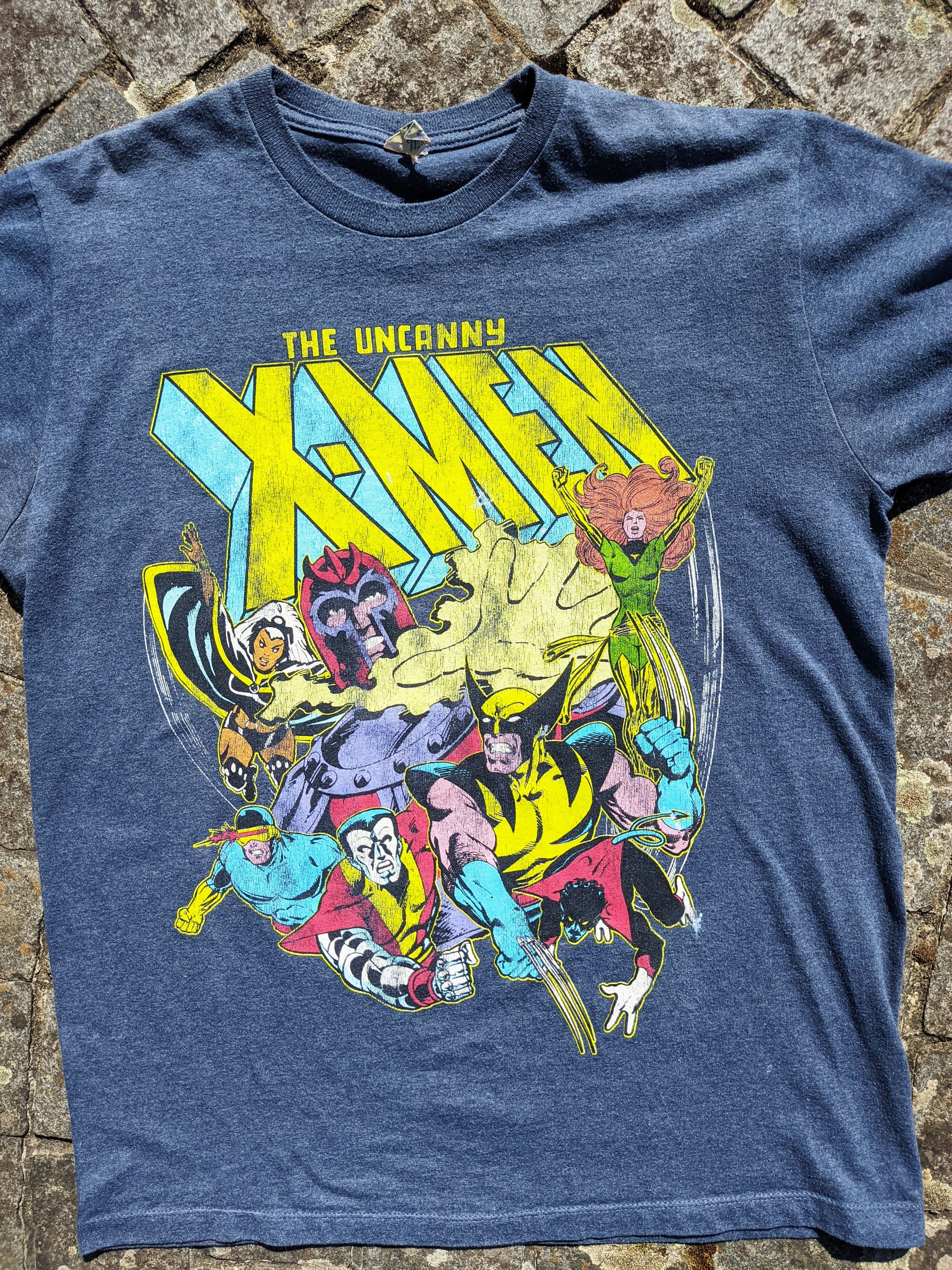 DC Comics × Marvel Comics × Vintage 70's X-MEN The Uncanny DC Comics T-Shirt Size US M / EU 48-50 / 2 - 3 Thumbnail