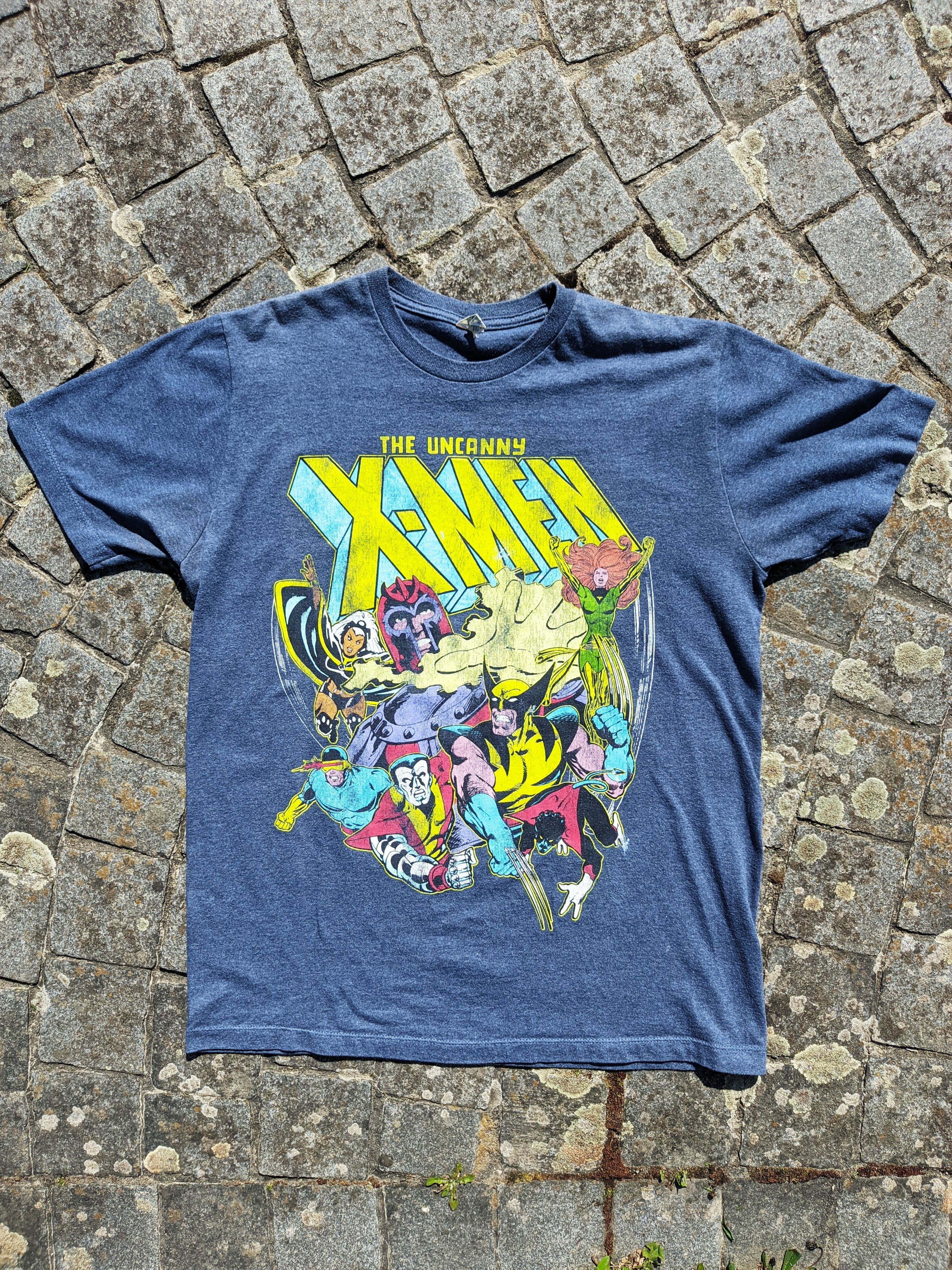 DC Comics × Marvel Comics × Vintage 70's X-MEN The Uncanny DC Comics T-Shirt Size US M / EU 48-50 / 2 - 2 Thumbnail