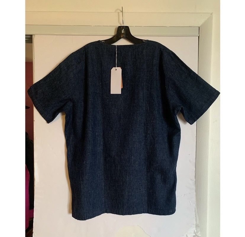Our Legacy OUR LEGACY LOGO BOXY FIT DENIM TOP Size US L / EU 52-54 / 3 - 3 Thumbnail