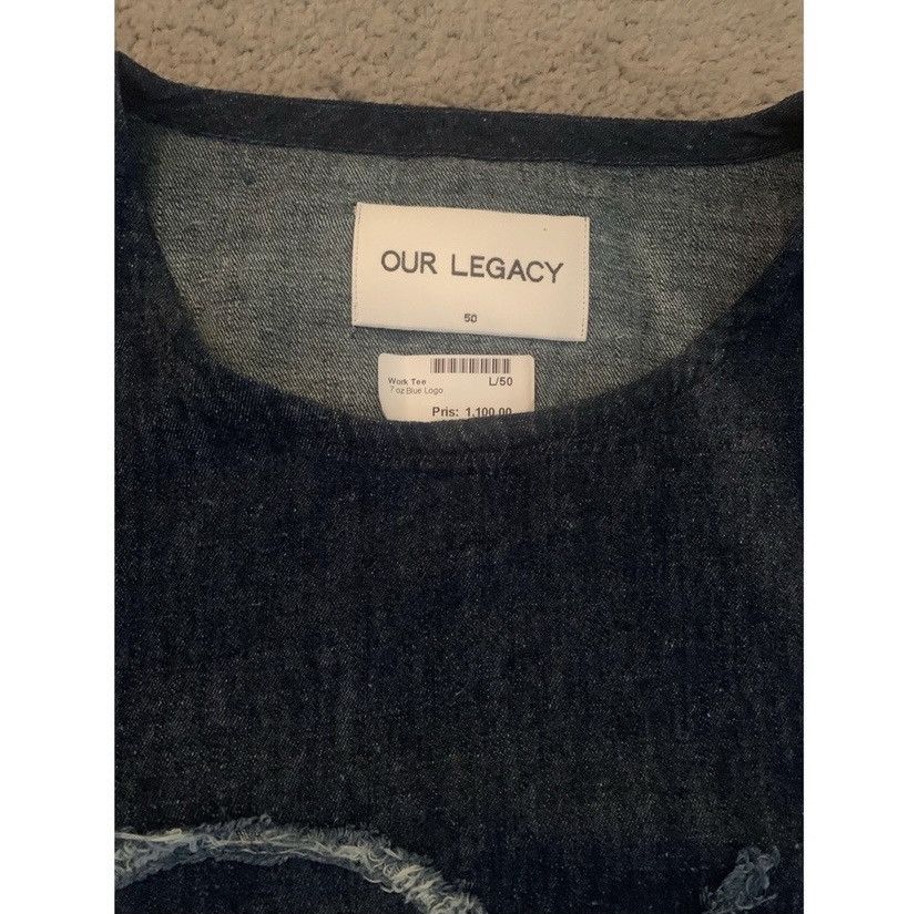 Our Legacy OUR LEGACY LOGO BOXY FIT DENIM TOP Size US L / EU 52-54 / 3 - 5 Thumbnail