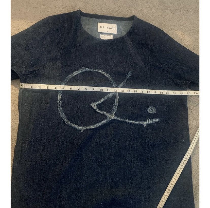 Our Legacy OUR LEGACY LOGO BOXY FIT DENIM TOP Size US L / EU 52-54 / 3 - 9 Thumbnail