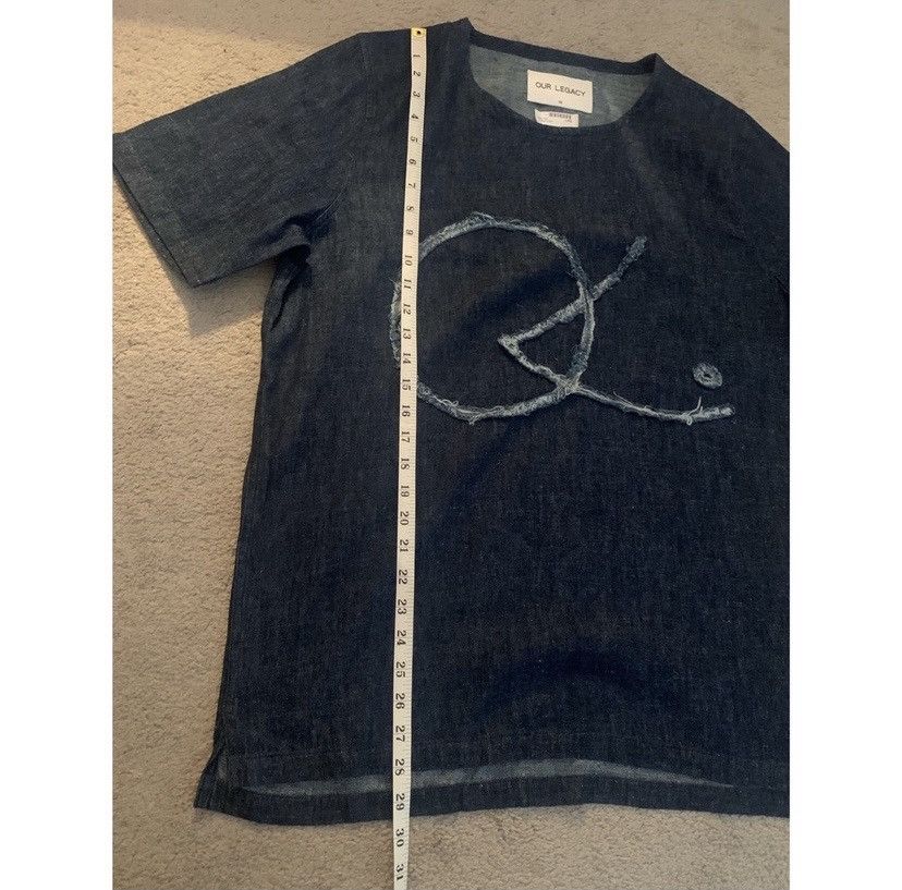 Our Legacy OUR LEGACY LOGO BOXY FIT DENIM TOP Size US L / EU 52-54 / 3 - 7 Thumbnail