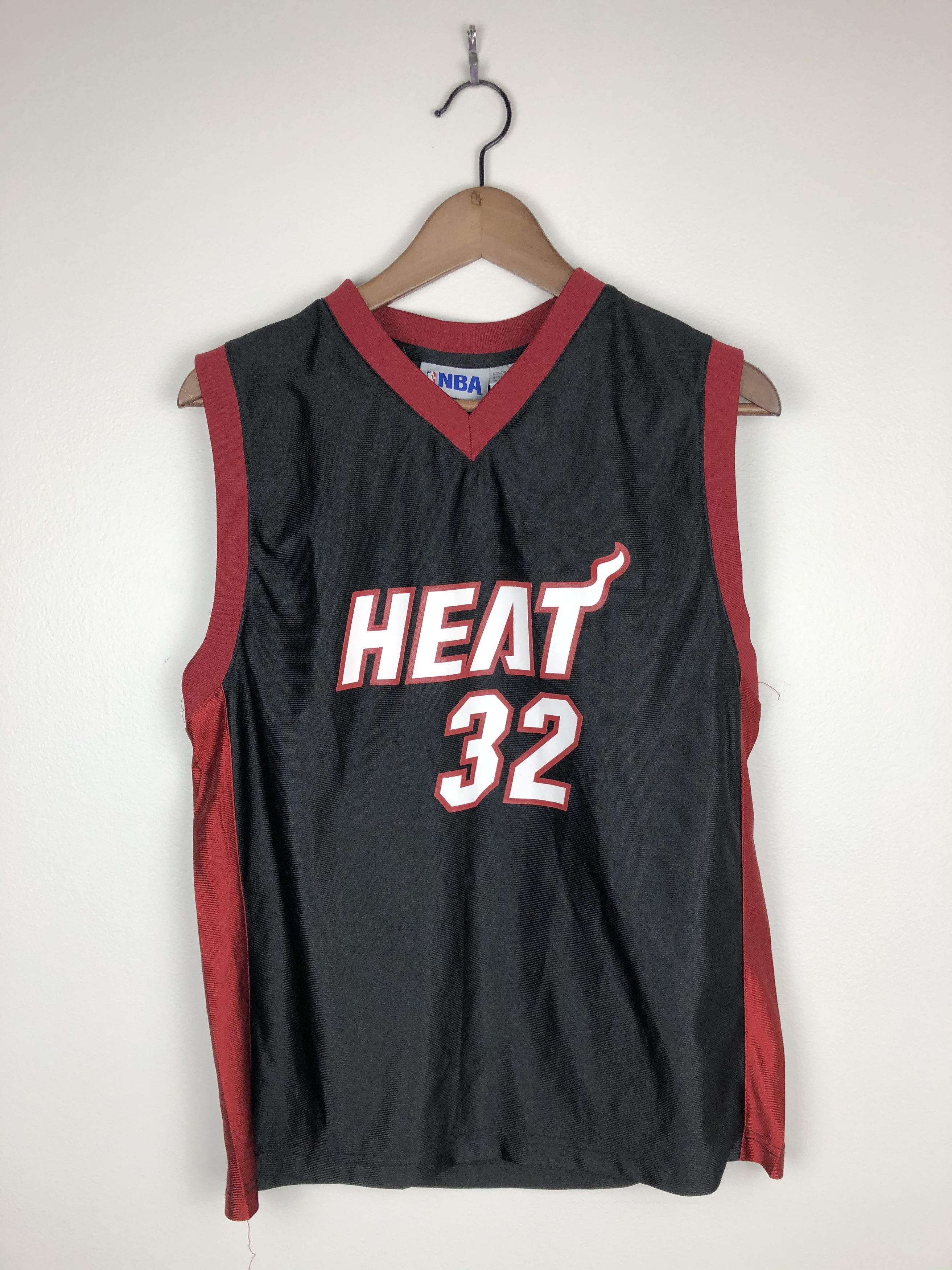 MIAMI HEAT Bascetball popular Shirt Jersey Champion Size M Men Shaquille Oneal authentic sleeveless t-shirt big logo basketball team NBA