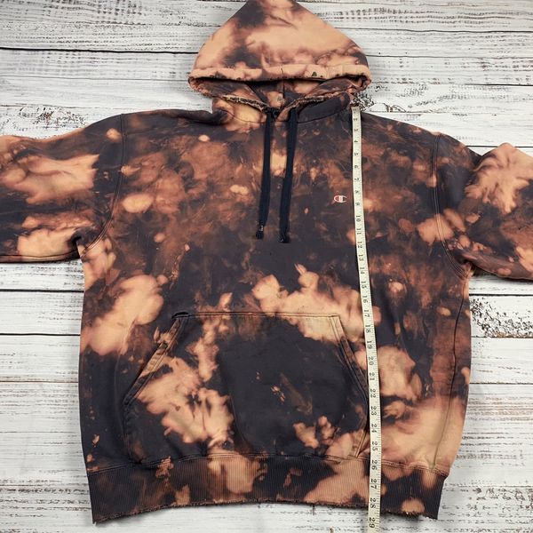 Bleach tie best sale dye champion hoodie