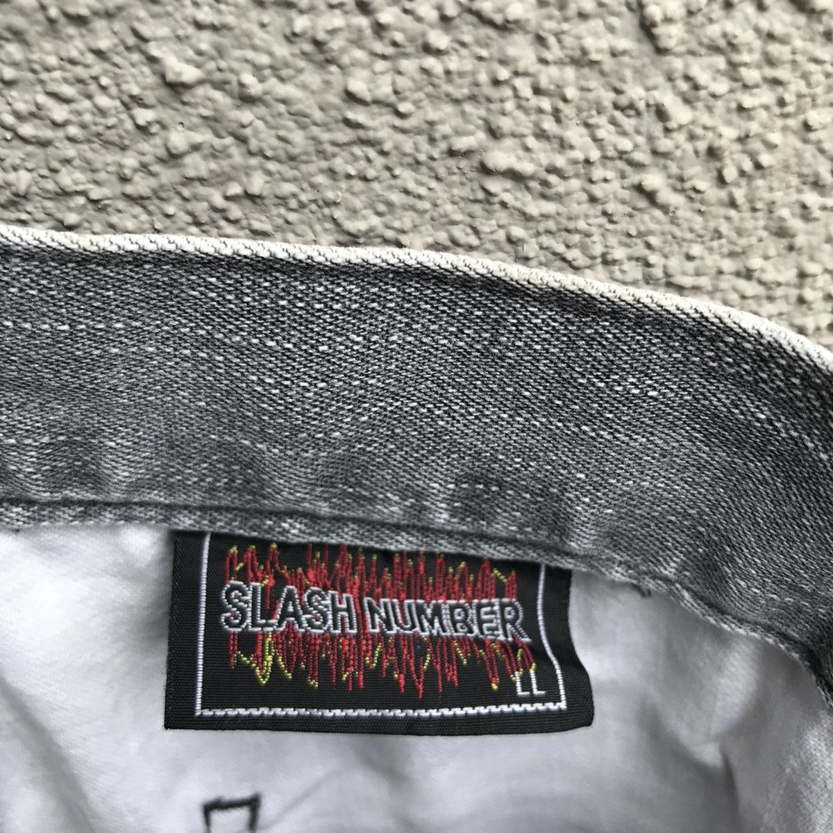 Japanese Brand SLASH NUMBER japanese jeans punk style rare design Size US 31 - 6 Thumbnail