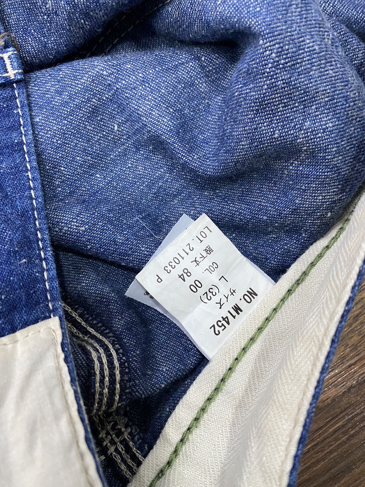 Japanese Brand rare blue way soft jeans nice design Size US 35 - 7 Thumbnail