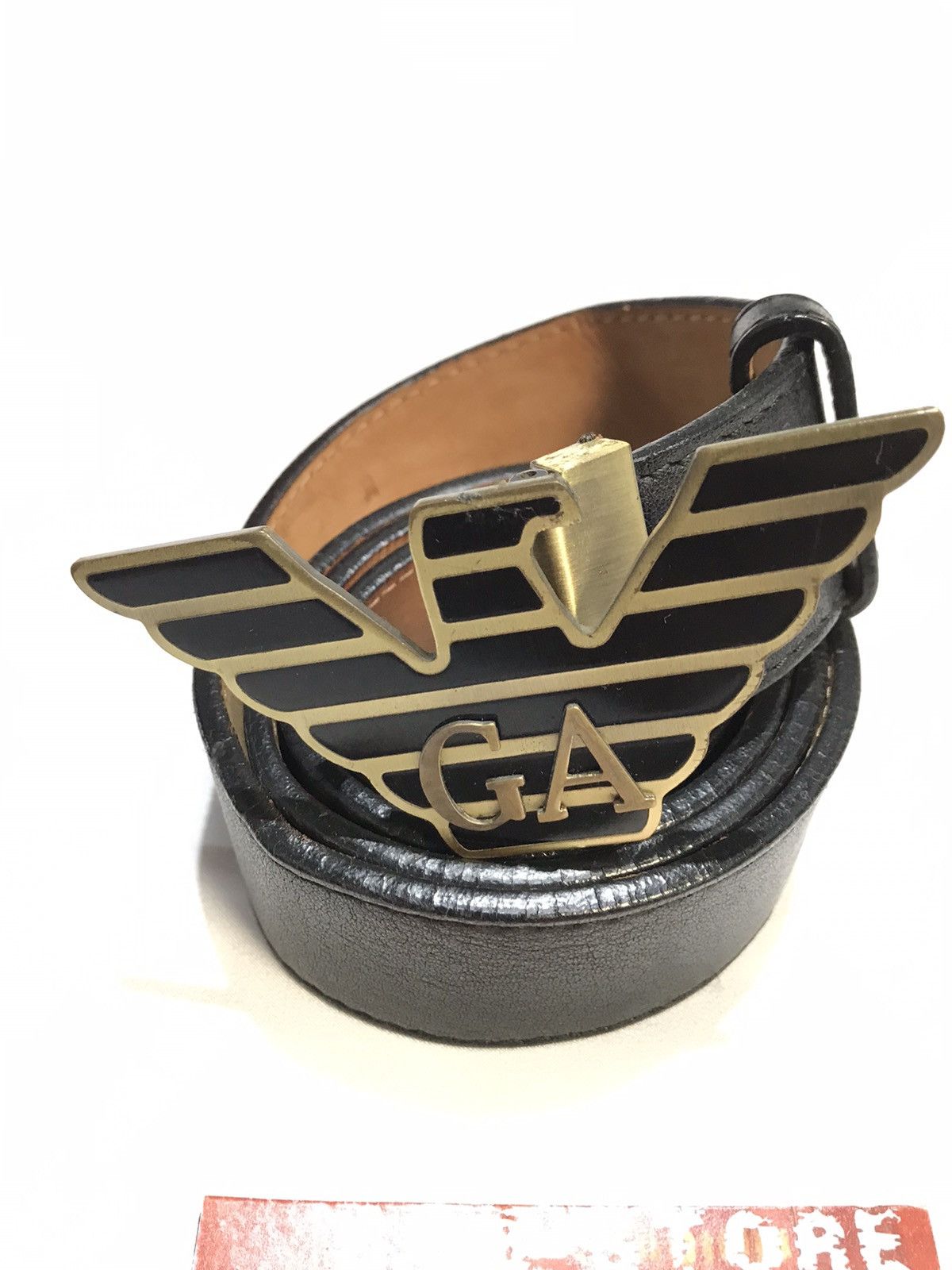 小物 00s EMPORIO ARMANI Leather Belt Reversible leather belt | Emporio Armani