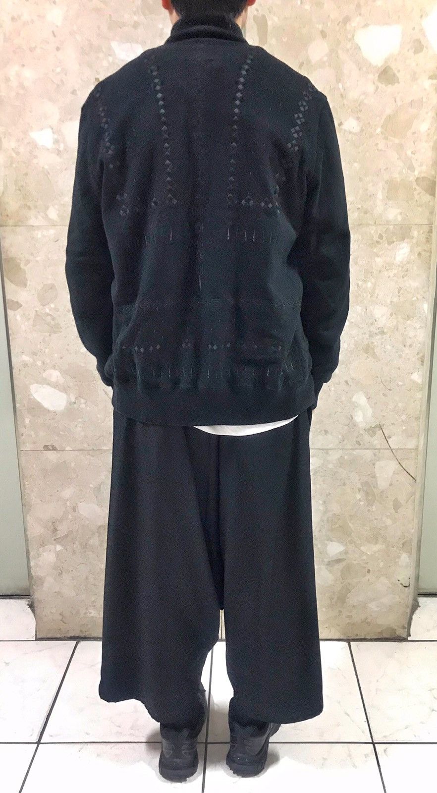 Black embroidered jacket