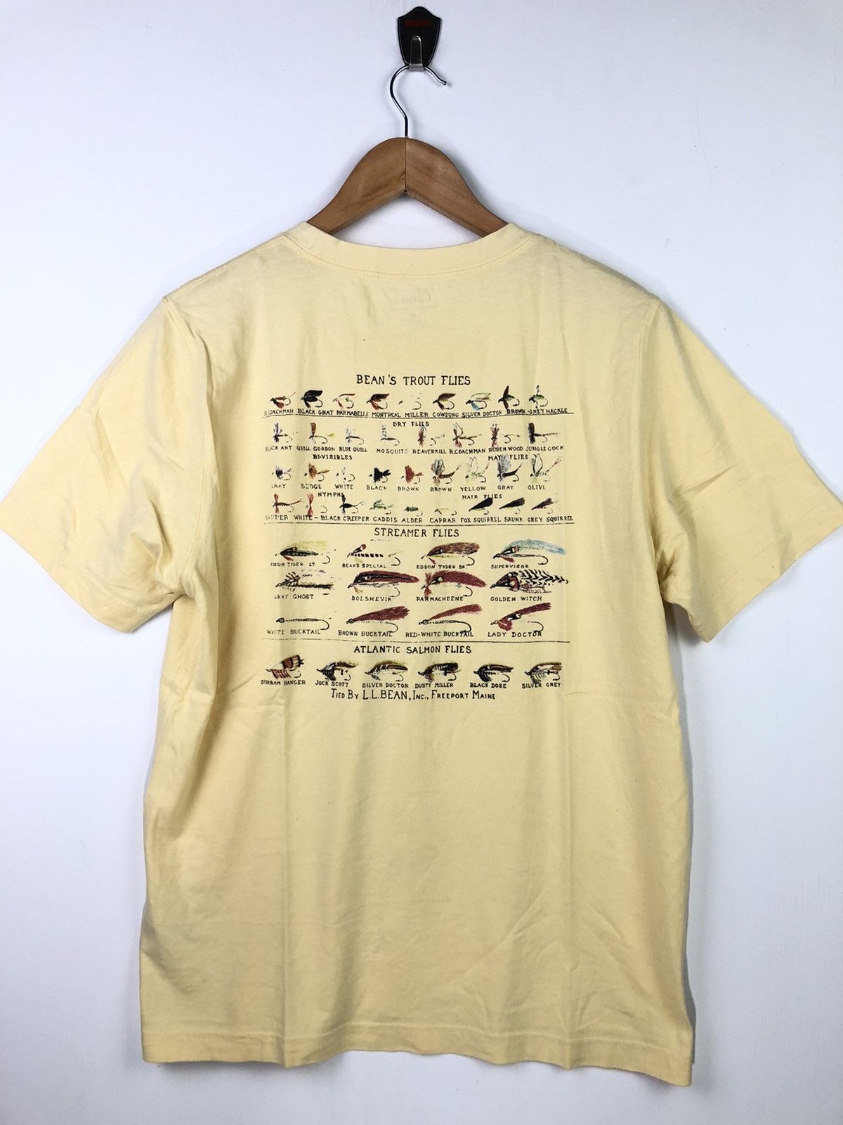 Vintage Bean fly fishing angler