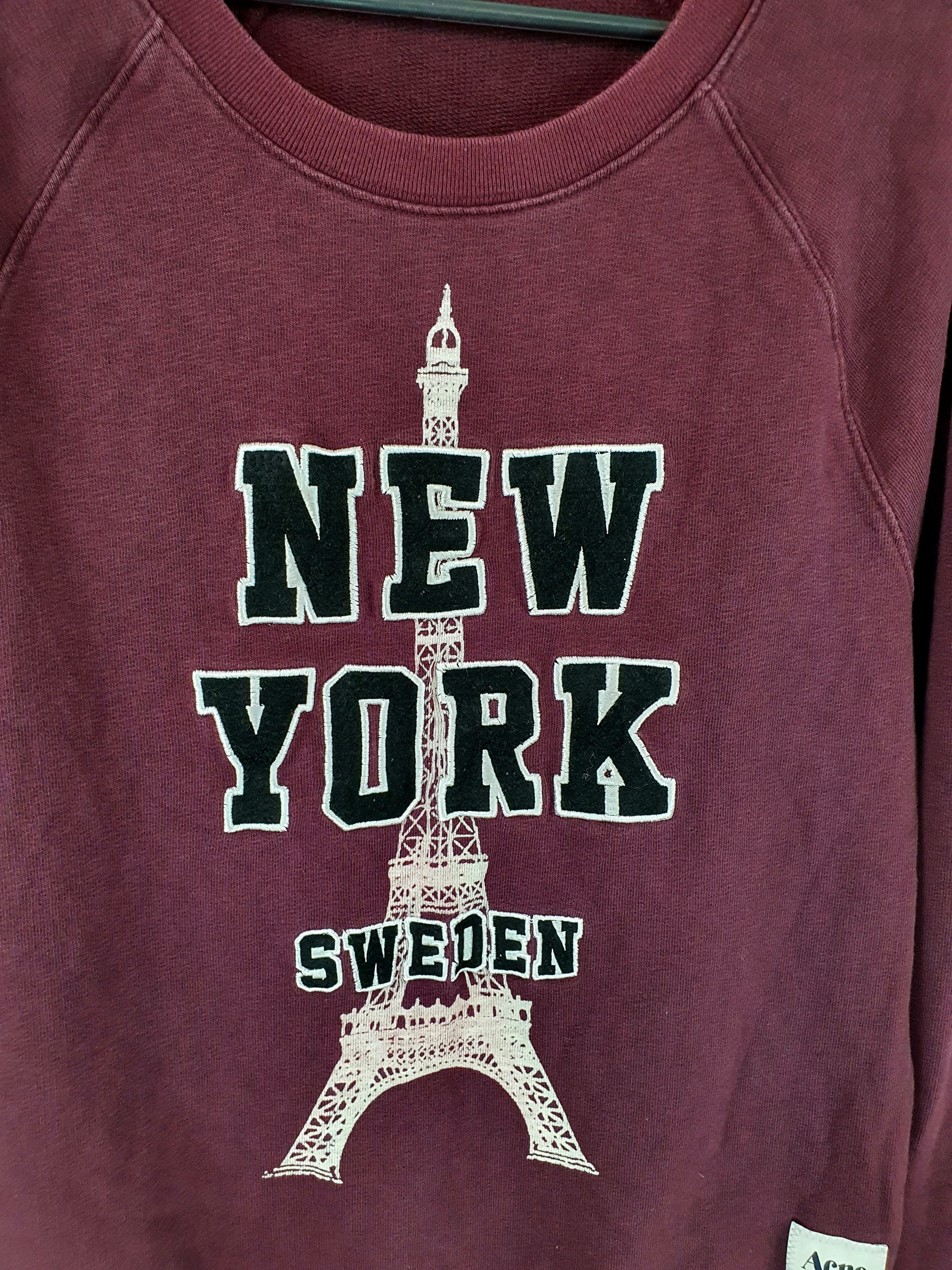 Acne Studios Acne Studios New York Paris Sweden Sweatshirt Size US L / EU 52-54 / 3 - 1 Thumbnail