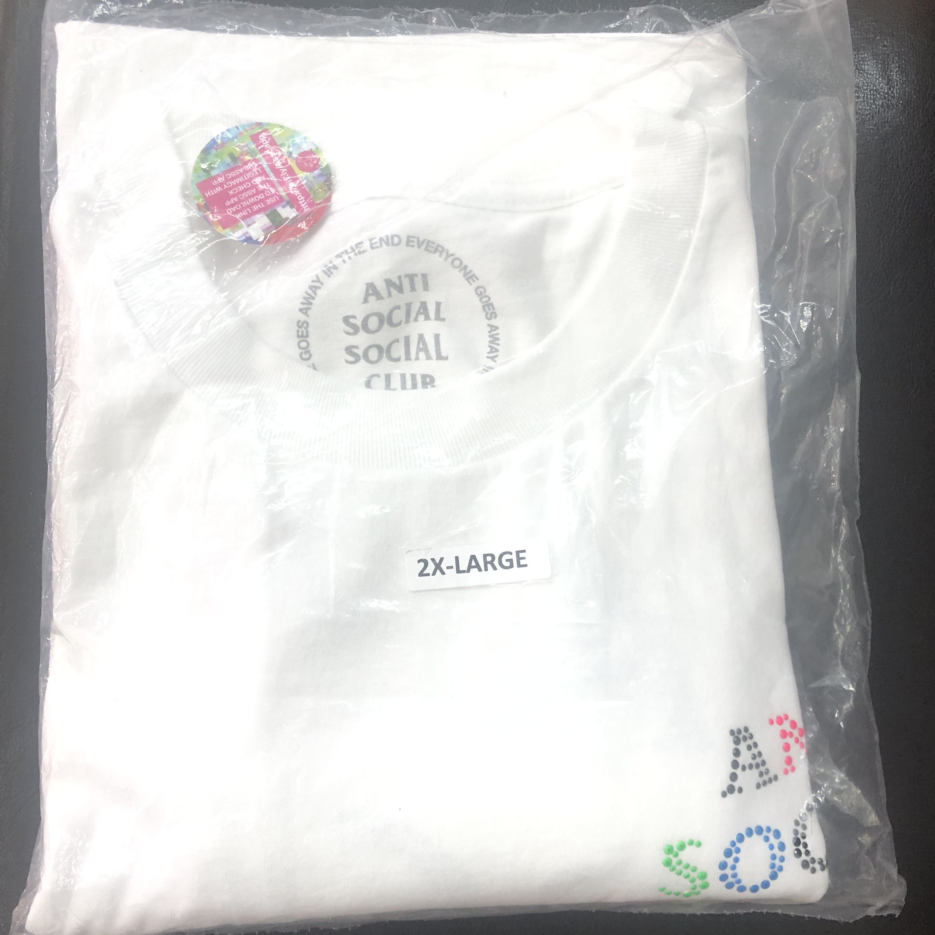 Anti fashion Social Social Club ASSC Stud Belt Rhinestone Tee Shirt