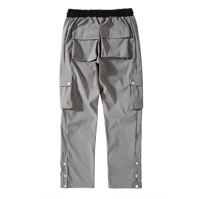Japanese Brand Grey multi pocket ulitily cargo pants Size US 29 - 5 Thumbnail