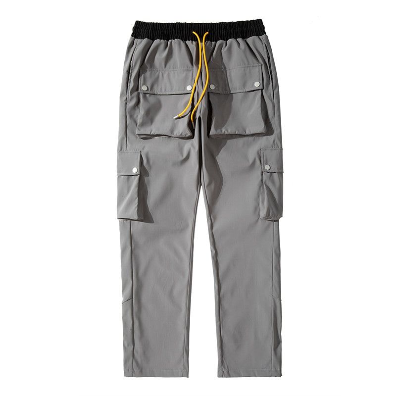 Japanese Brand Grey multi pocket ulitily cargo pants Size US 29 - 4 Thumbnail