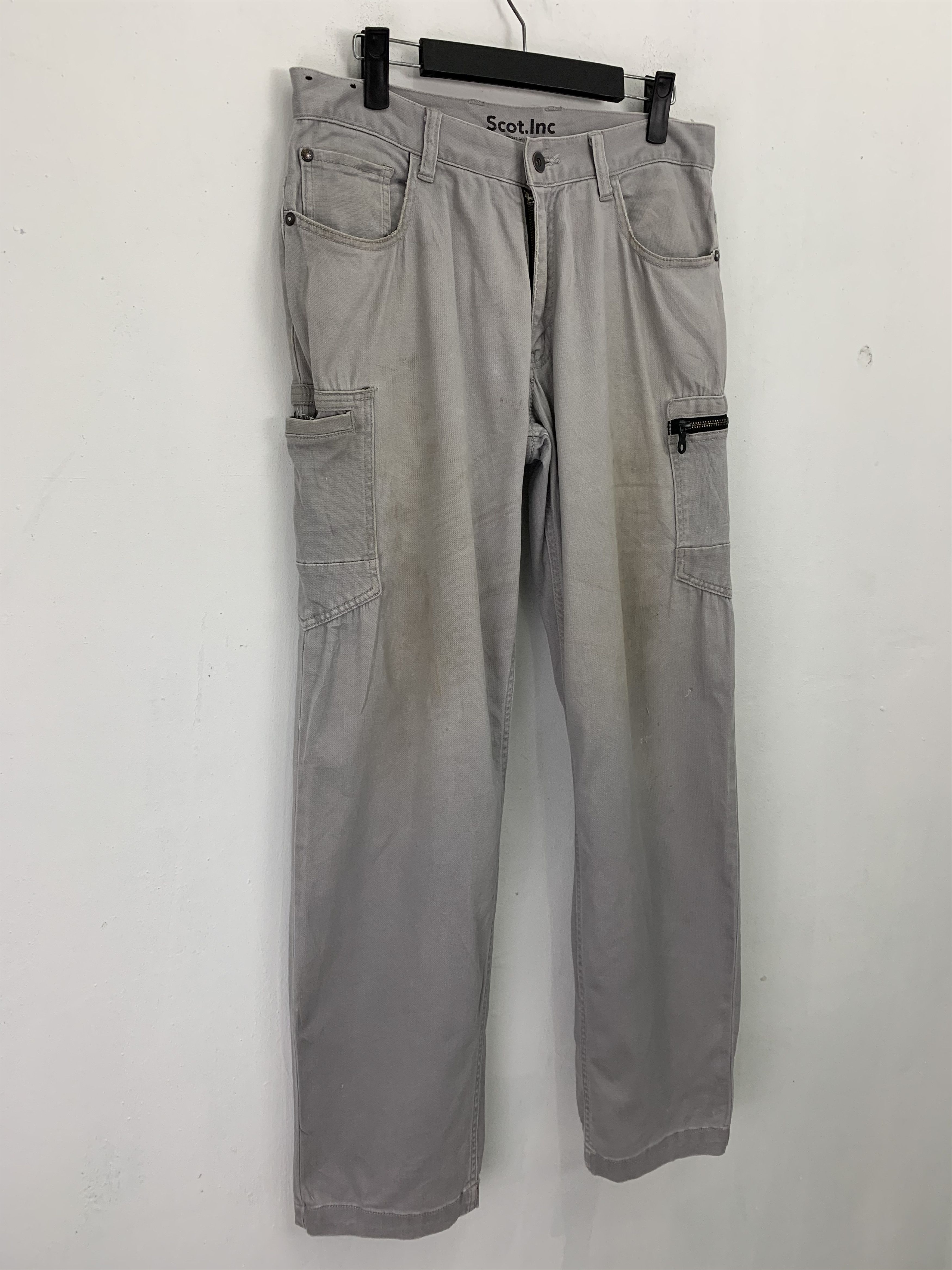 Japanese Brand Cargo Pants Scot.Inc Multipocket Streetwear Pants Size US 30 / EU 46 - 13 Thumbnail