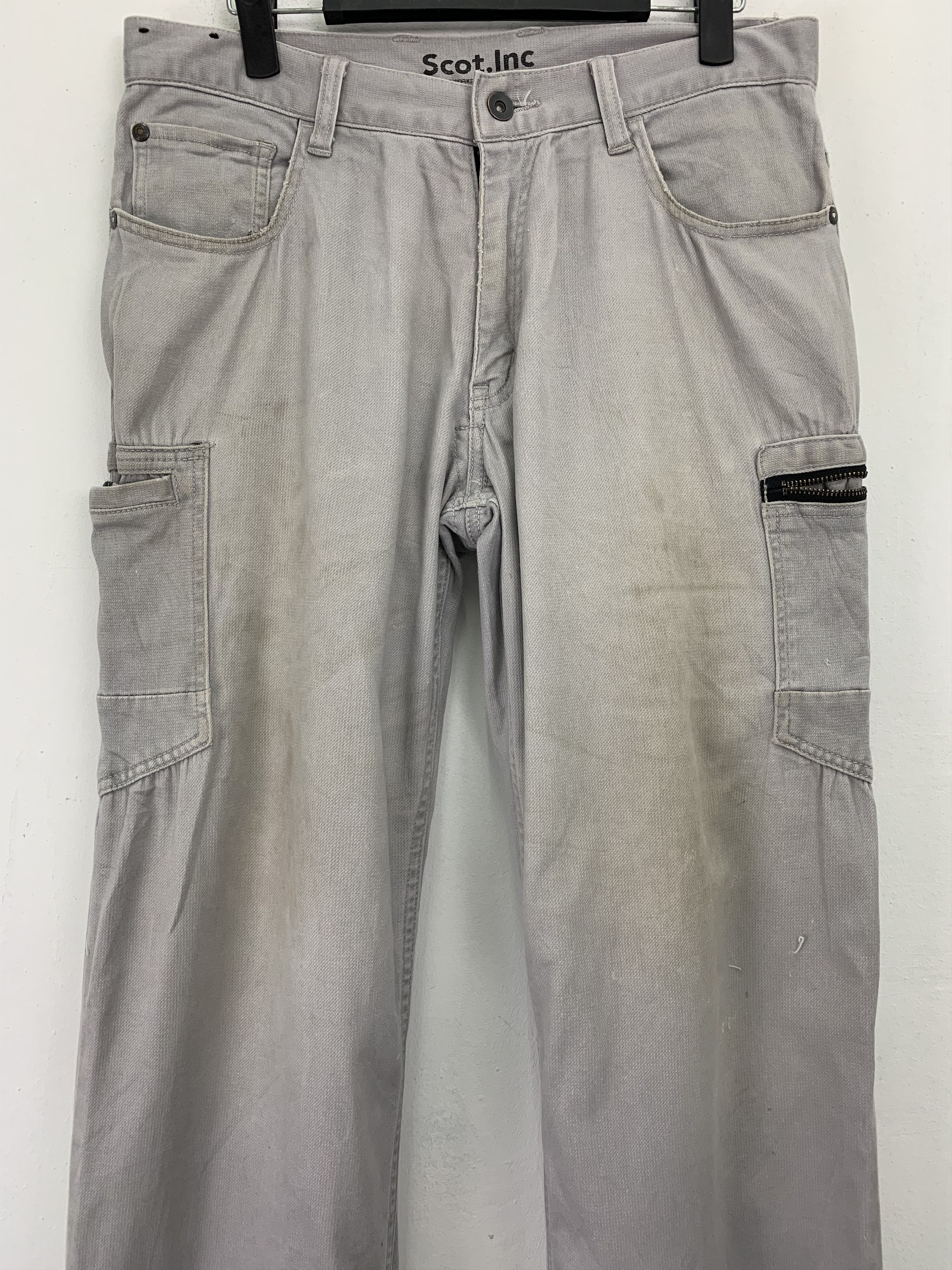 Japanese Brand Cargo Pants Scot.Inc Multipocket Streetwear Pants Size US 30 / EU 46 - 2 Thumbnail