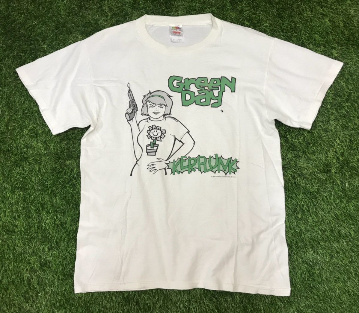 Vintage Green Day Kerplunk Lookout 1992 Cinder Block t shirt