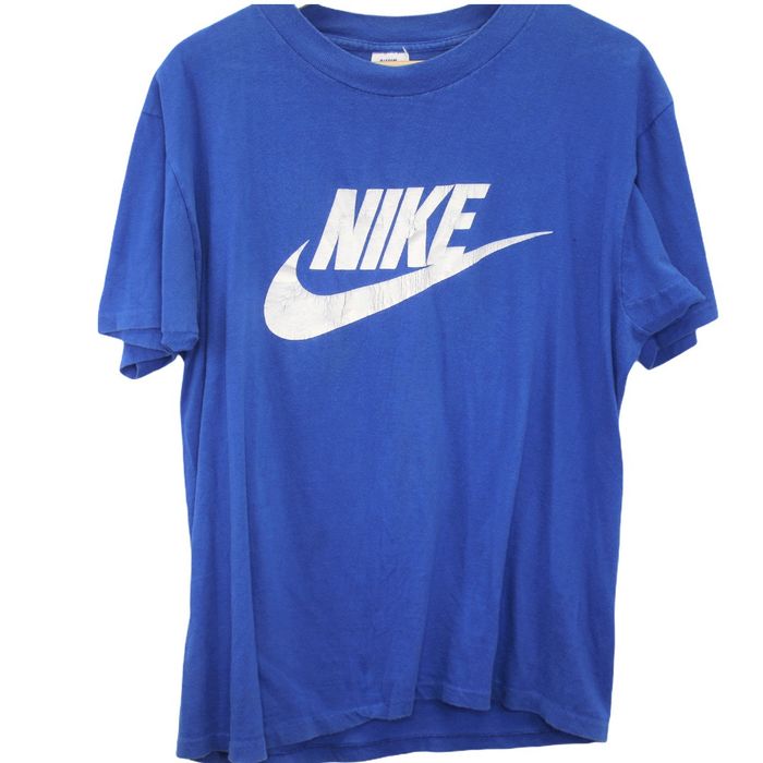 Nike T198 Vintage 80s Nie Swoosh Logo Air Force Tee Shirt Men's | Grailed