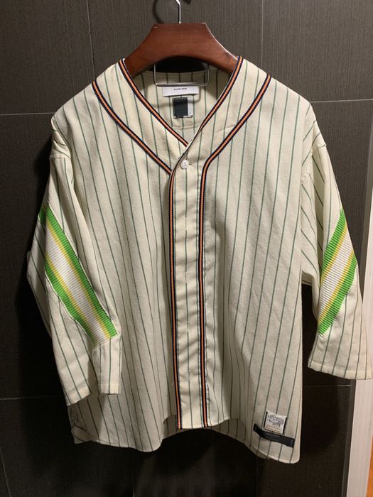 Facetasm *FINAL DROP*FACETASM runway Baseball Stripe Shirt top