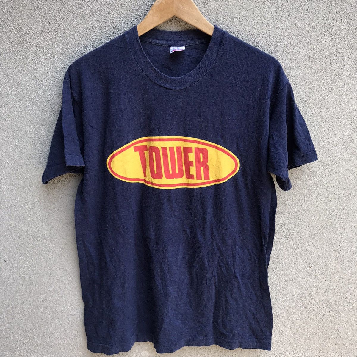 Band Tees Vintage 90s TOWER RECORDS tee labels music Size US L / EU 52-54 / 3 - 2 Thumbnail