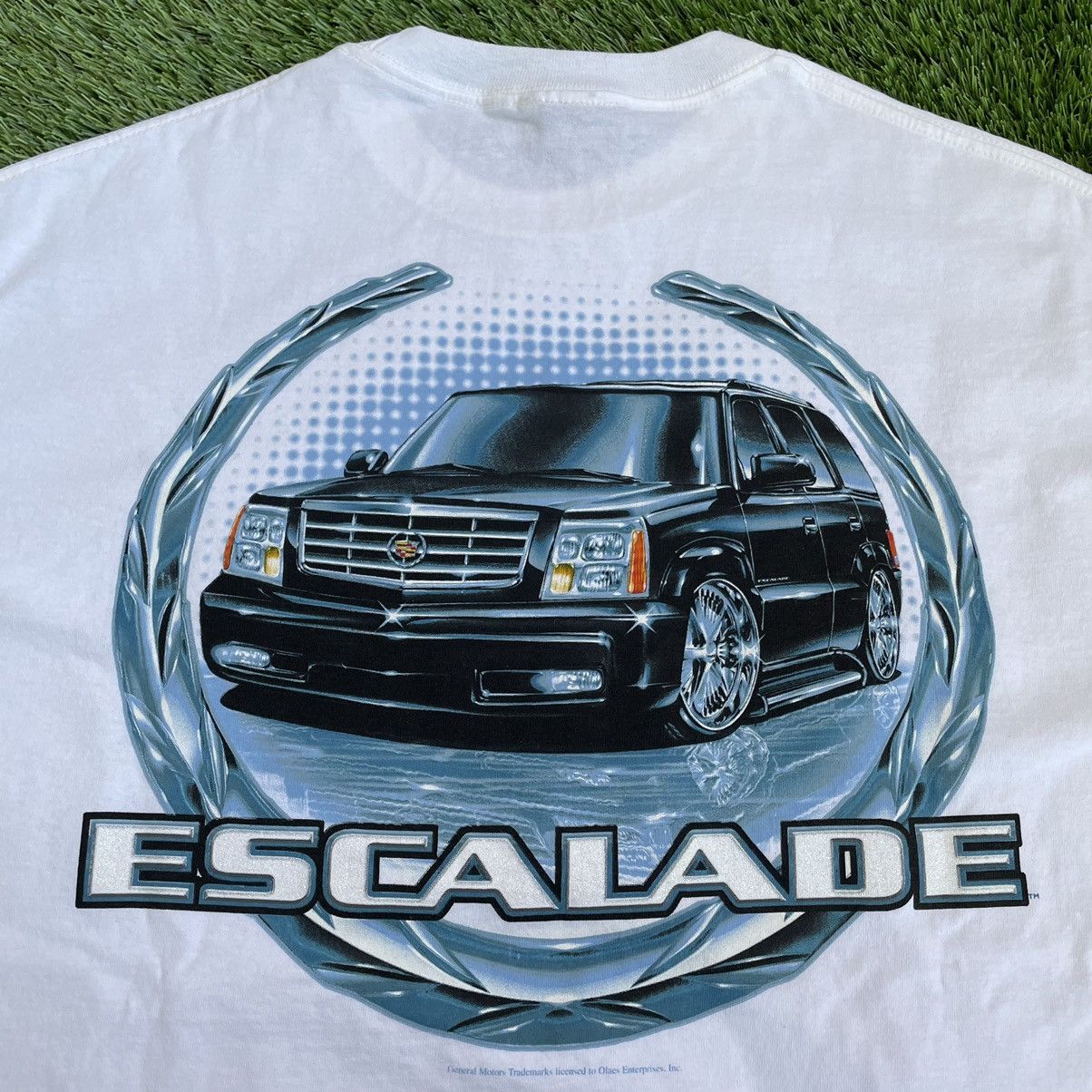 Cadillac × Vintage Vintage Y2K Cadillac Escalade T Shirt GM SUV Rap Hip ...