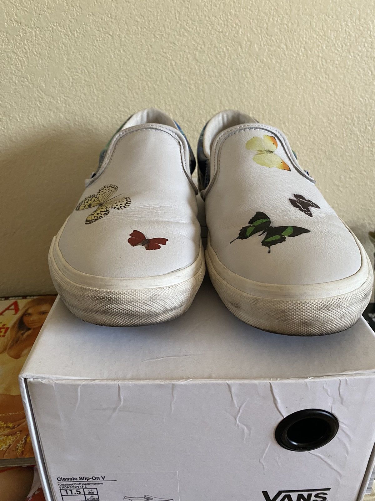 Vans Vans x Damien Hirst “Butterfly” Slip On Size US 11.5 / EU 44-45 - 7 Thumbnail