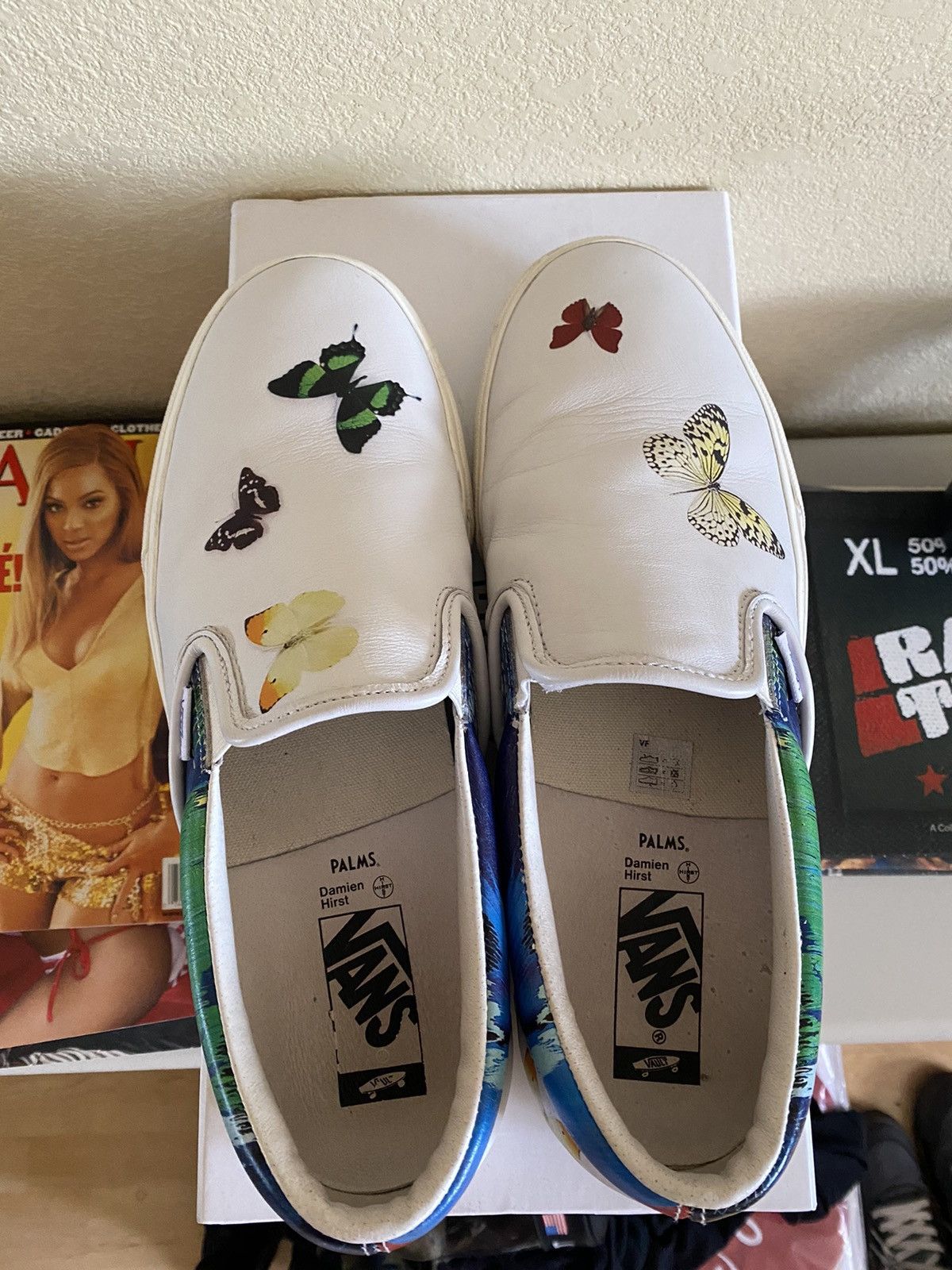 Vans Vans x Damien Hirst “Butterfly” Slip On Size US 11.5 / EU 44-45 - 2 Thumbnail
