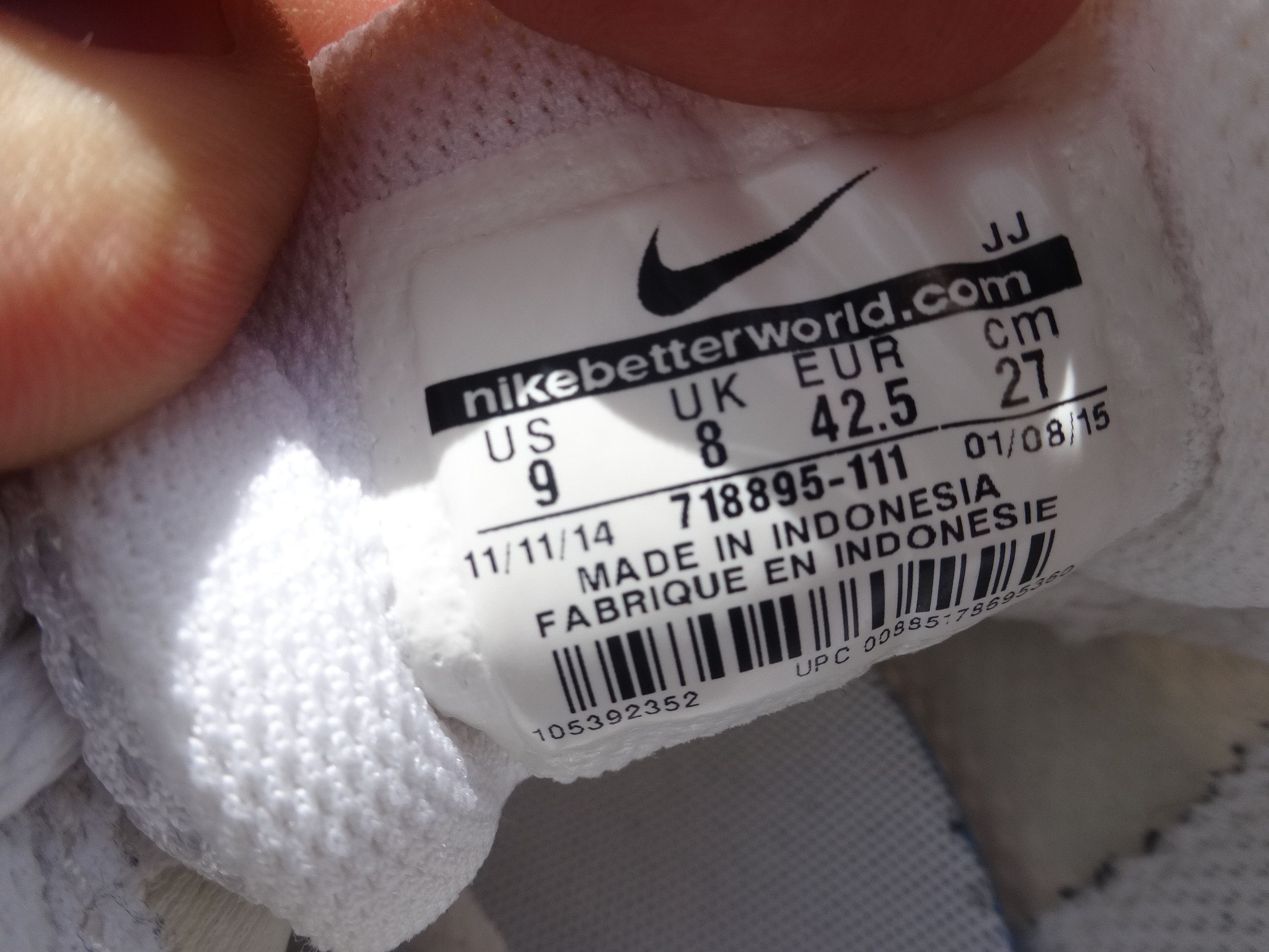 Nike × Vintage NIKE AIR MAX TAVAS 718895-111 Size US 9 / EU 42 - 4 Thumbnail
