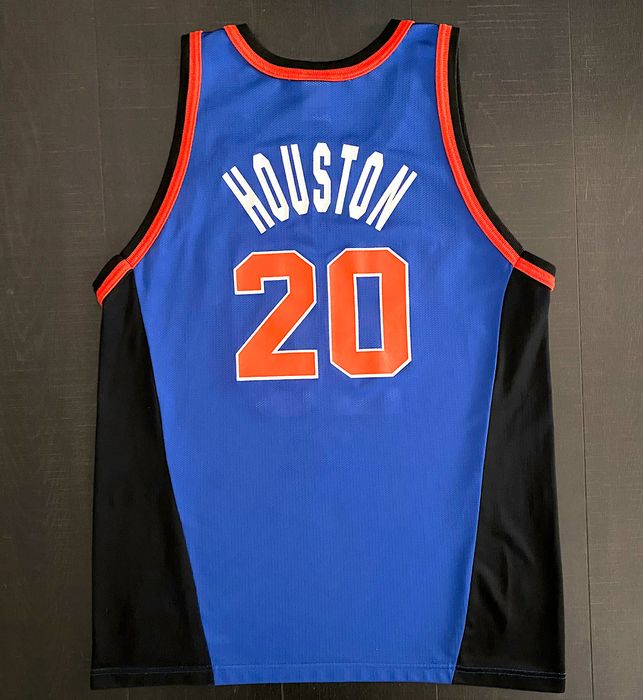 Vintage Champion Allan Houston New York Knicks NBA basketball