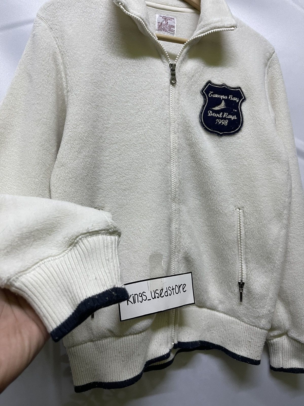 MLB × Uniqlo × Vintage 📌Binding Offer📌Vintage tampa bay devil rays fleece jacket Size US S / EU 44-46 / 1 - 5 Thumbnail