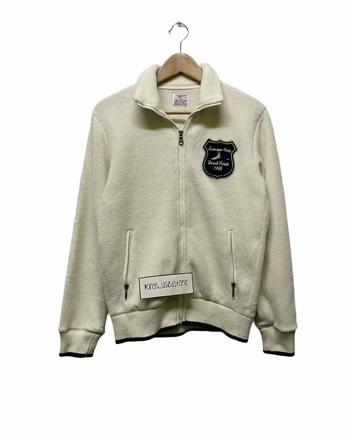 MLB × Uniqlo × Vintage 📌Binding Offer📌Vintage tampa bay devil rays fleece jacket Size US S / EU 44-46 / 1 - 2 Thumbnail