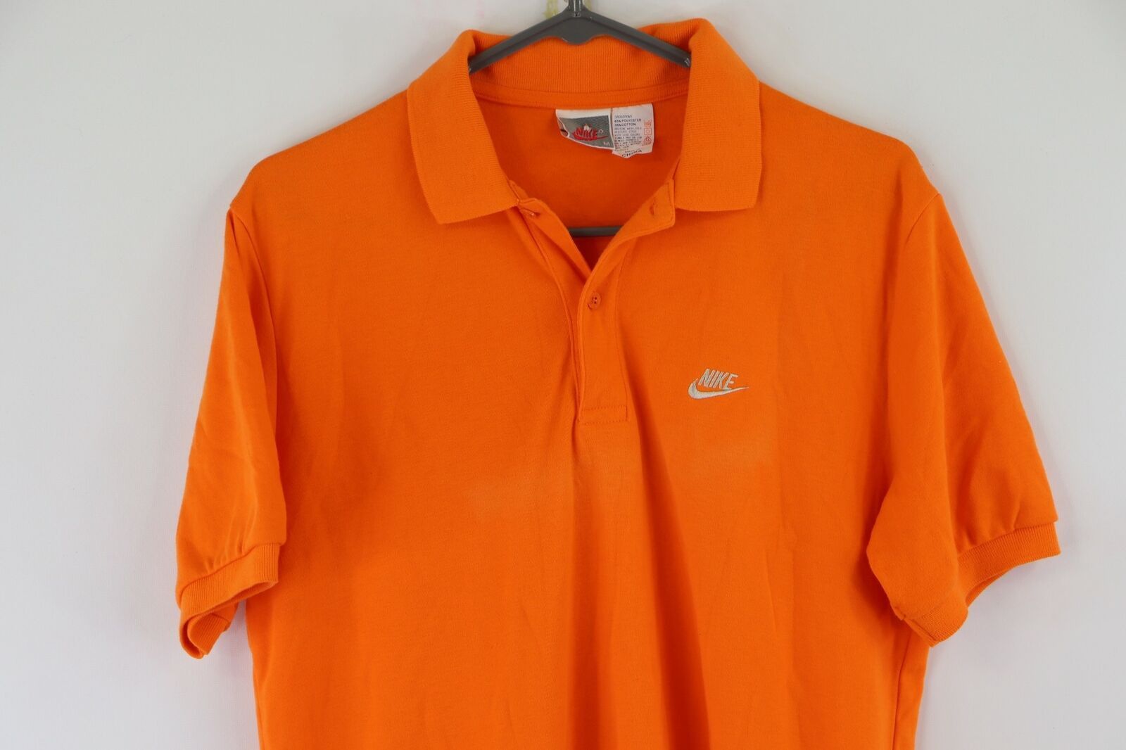 Nike Vintage 90s Nike Travis Scott Mini Swoosh Polo Shirt Orange Size US M / EU 48-50 / 2 - 2 Preview