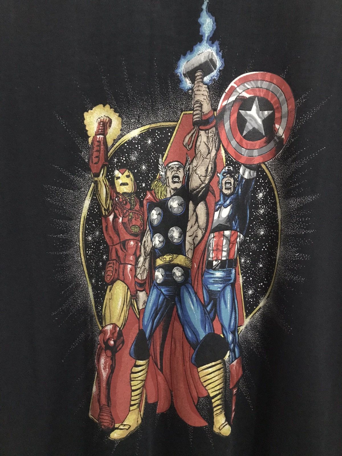 Marvel Comics × Vintage Vintage Bootleg Marvel Tee Thor Ironman Captain America Size US L / EU 52-54 / 3 - 2 Thumbnail