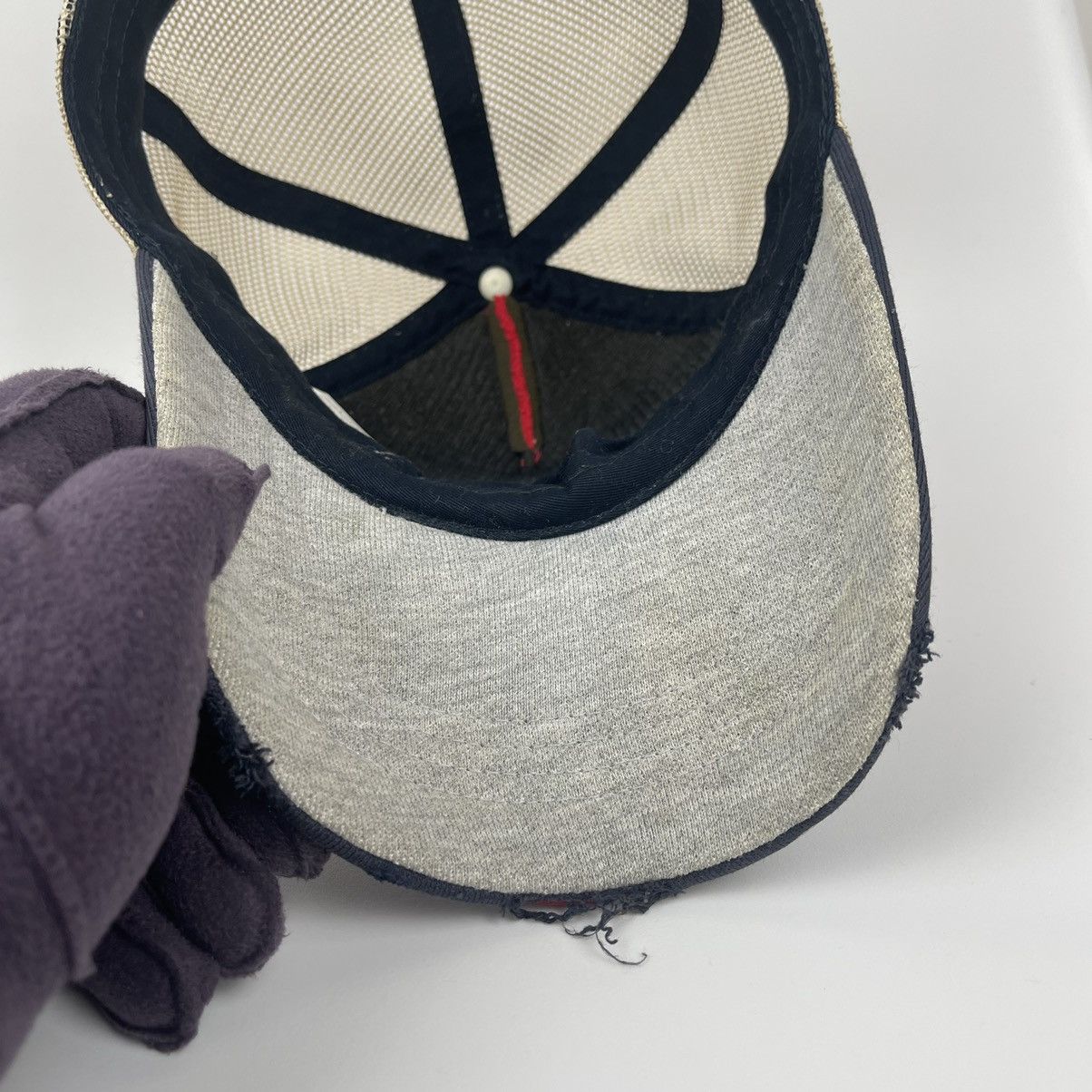 Japanese Brand 37 traditional bootleg like asspizza Distressred hat Size ONE SIZE - 11 Thumbnail