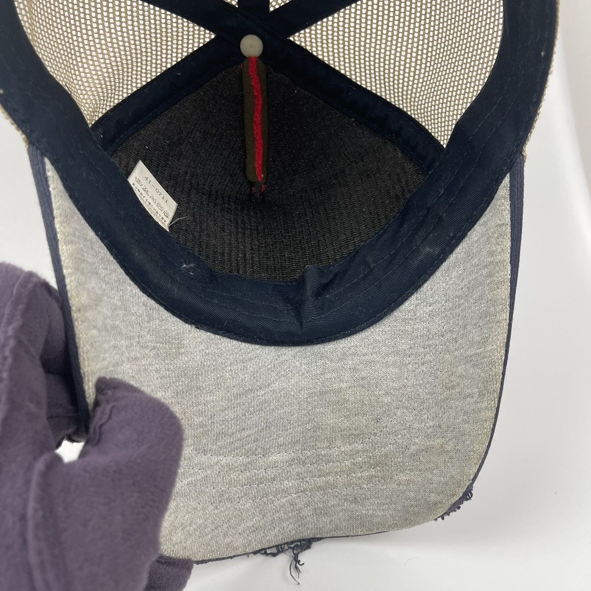Japanese Brand 37 traditional bootleg like asspizza Distressred hat Size ONE SIZE - 12 Thumbnail