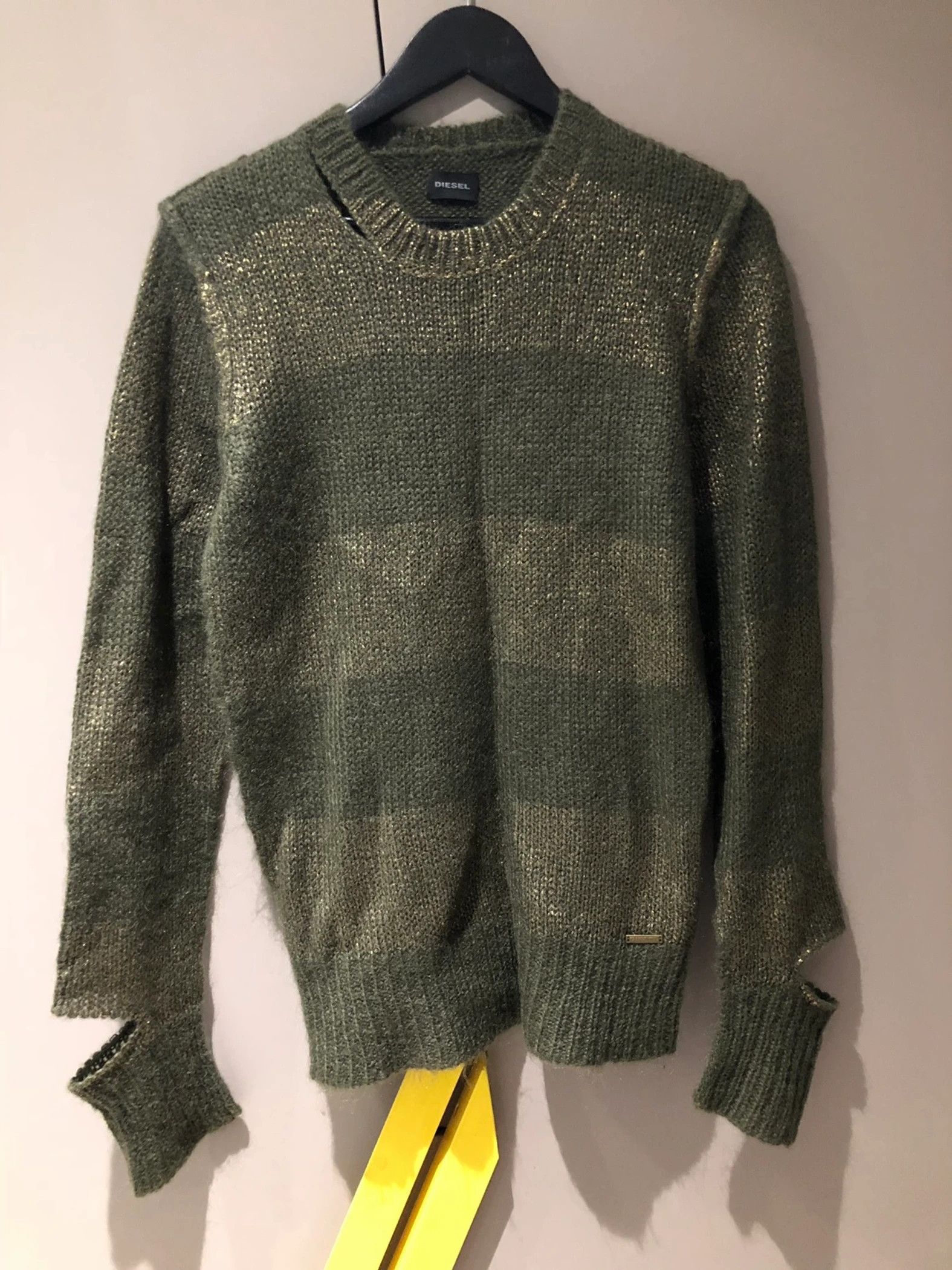 Diesel Distressed Sweater Size US S / EU 44-46 / 1 - 1 Thumbnail