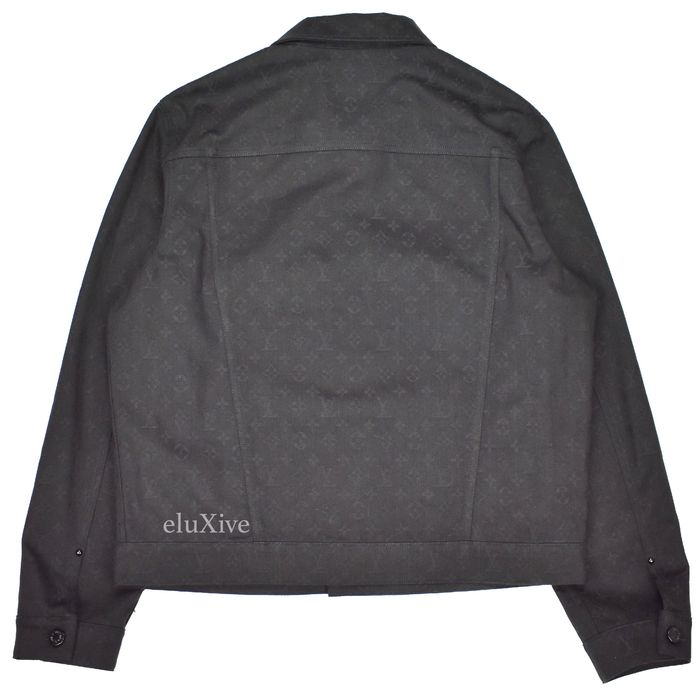 Louis Vuitton Staples Edition DNA Denim Jacket BLACK. Size 50
