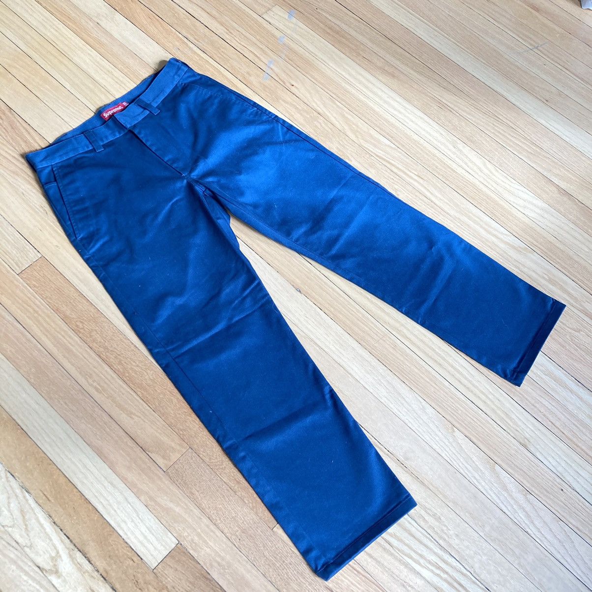 Supreme Supreme light navy work pants | Grailed