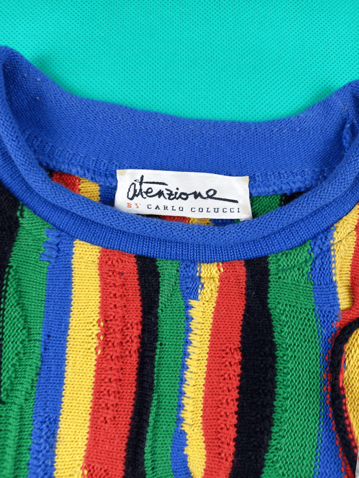 Carlo Colucci Carlo Colucci Multicolor Knitwear Size US L / EU 52-54 / 3 - 4 Thumbnail