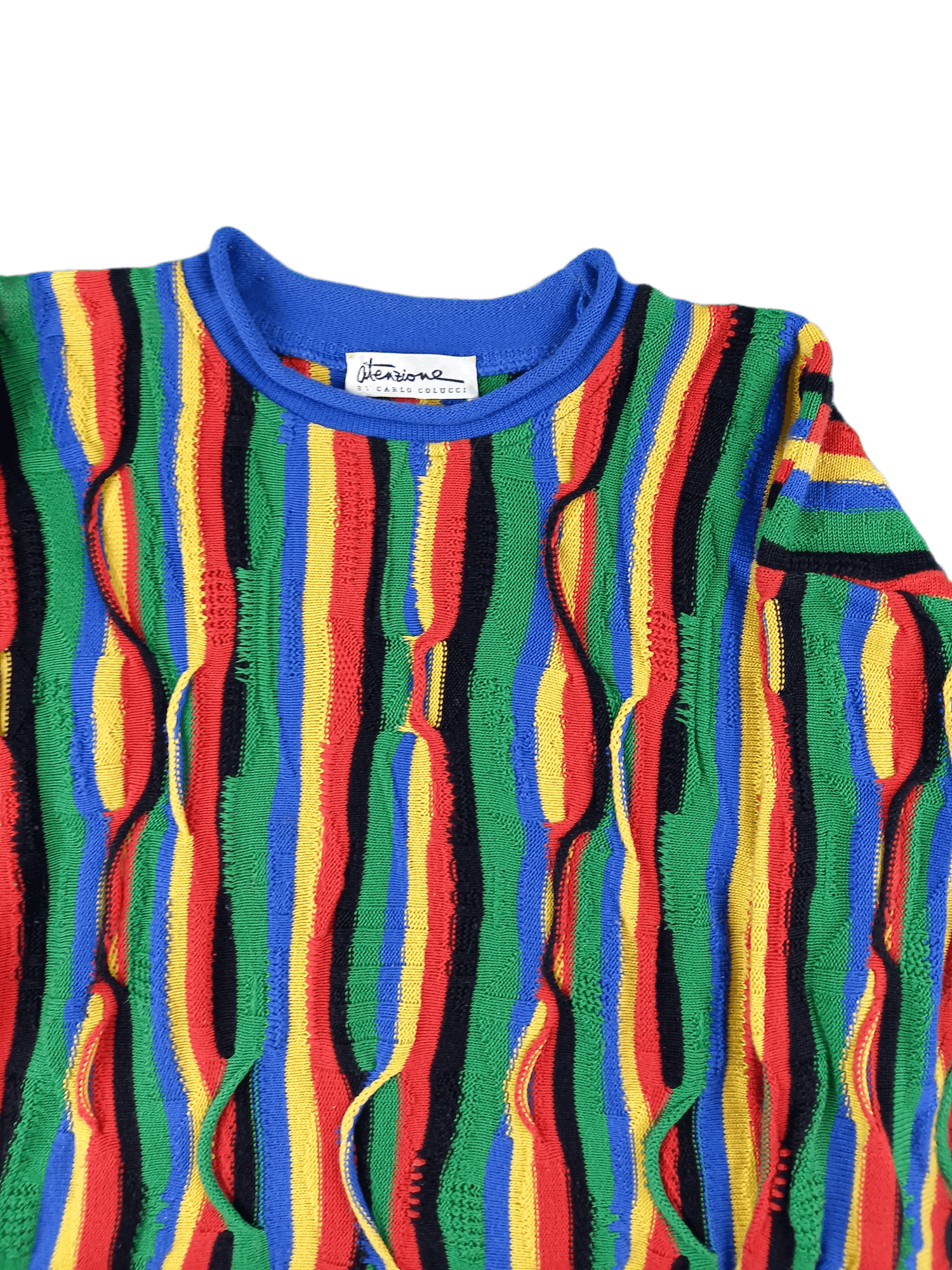 Carlo Colucci Carlo Colucci Multicolor Knitwear Size US L / EU 52-54 / 3 - 1 Thumbnail