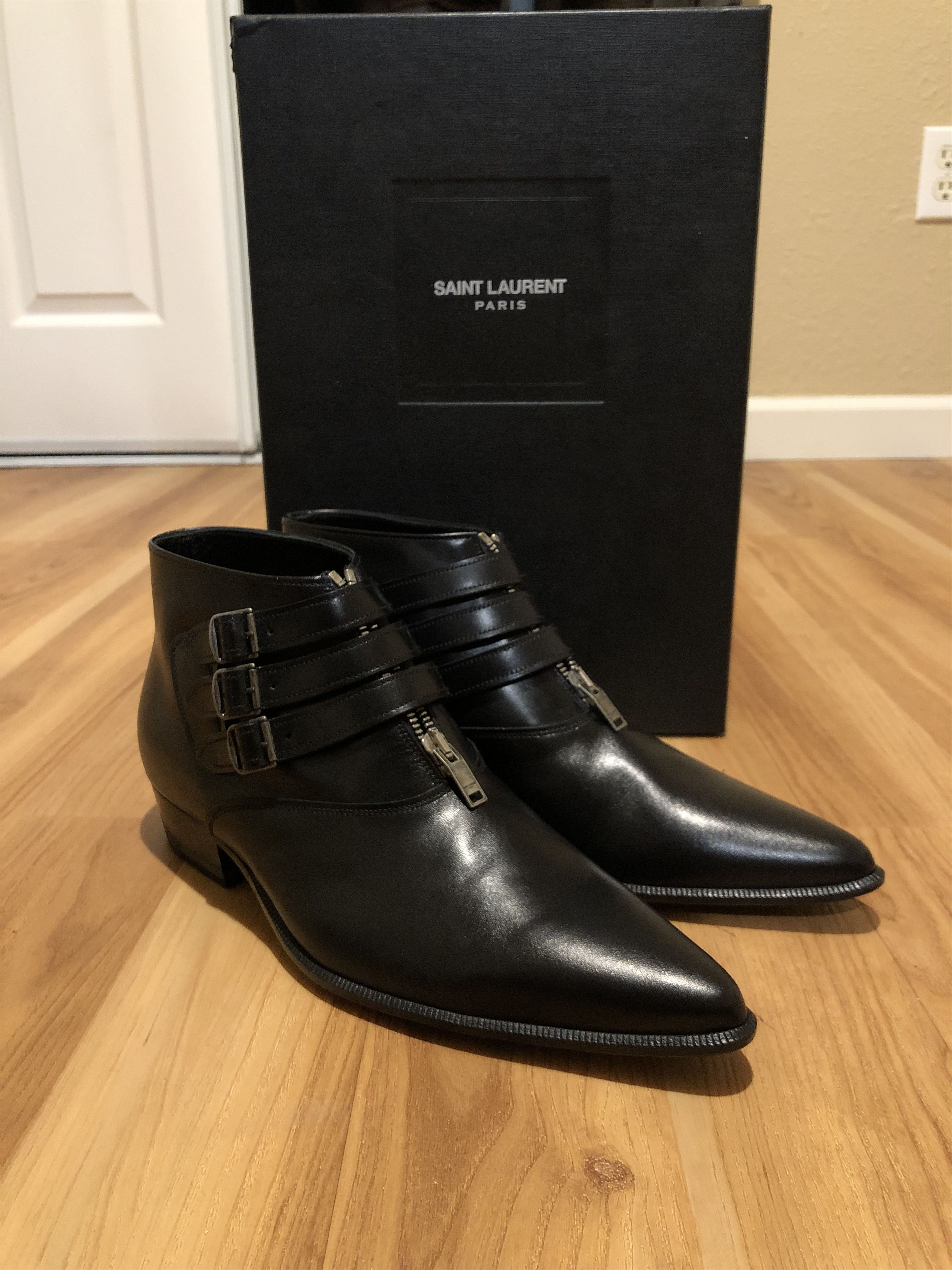 Saint Laurent Paris Saint Laurent SS14 Hedi Slimane Duckies Black