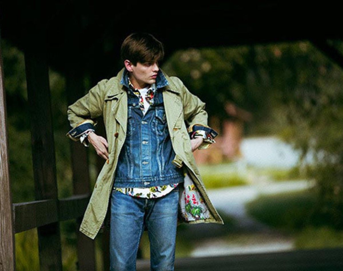 Visvim 14aw Hendee Trench Herringbone