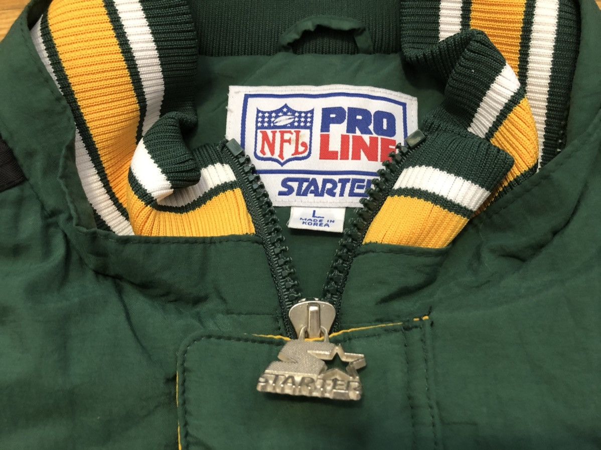 NFL Green Bay Packers Starter Size L Half Zip Pullover Jacket Size US L / EU 52-54 / 3 - 3 Thumbnail