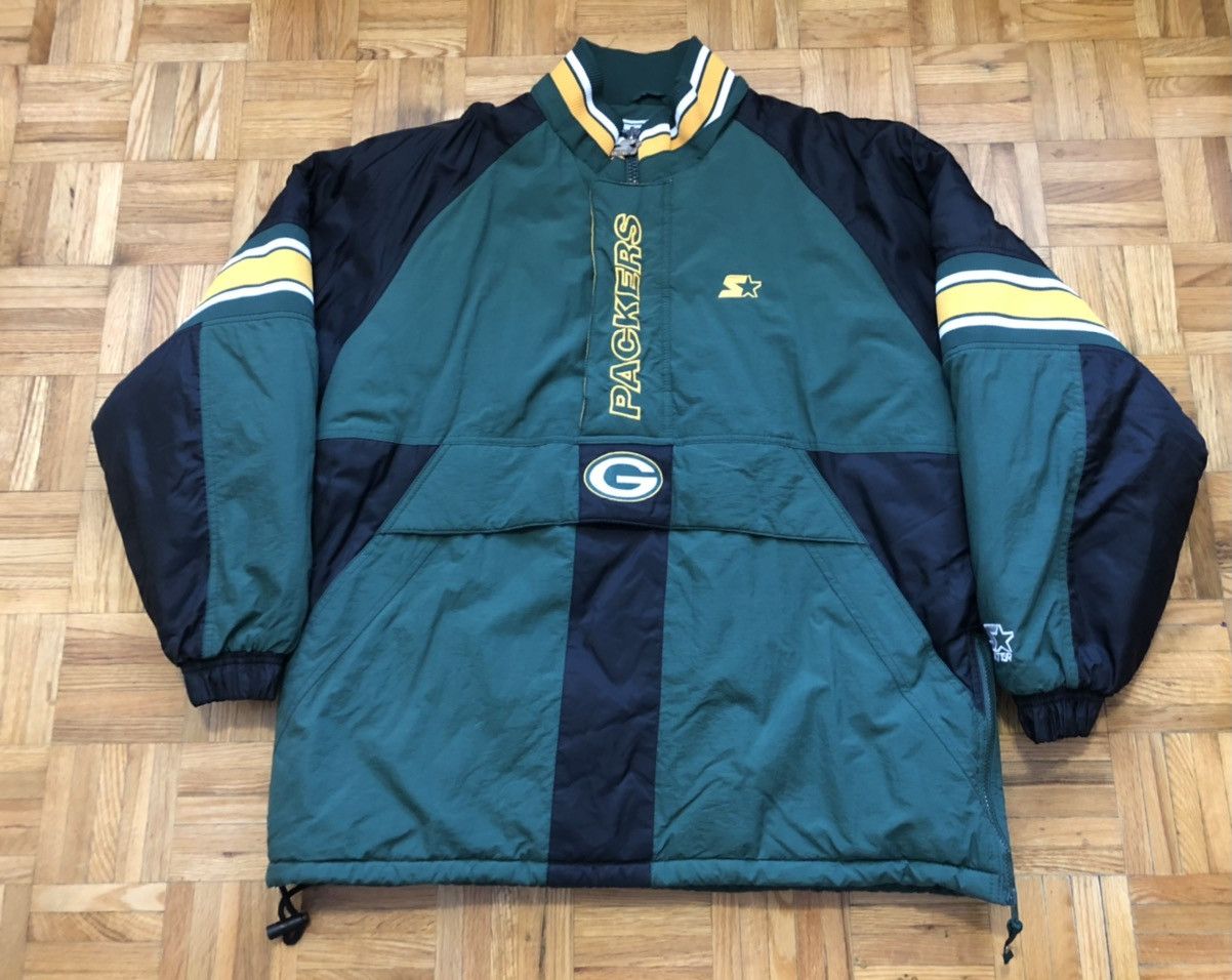 NFL Green Bay Packers Starter Size L Half Zip Pullover Jacket Size US L / EU 52-54 / 3 - 2 Thumbnail